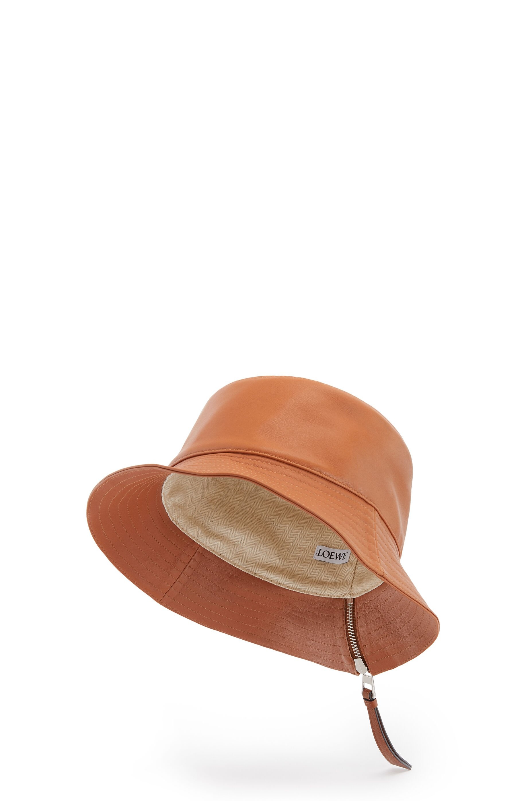 Fisherman hat in nappa calfskin - 1