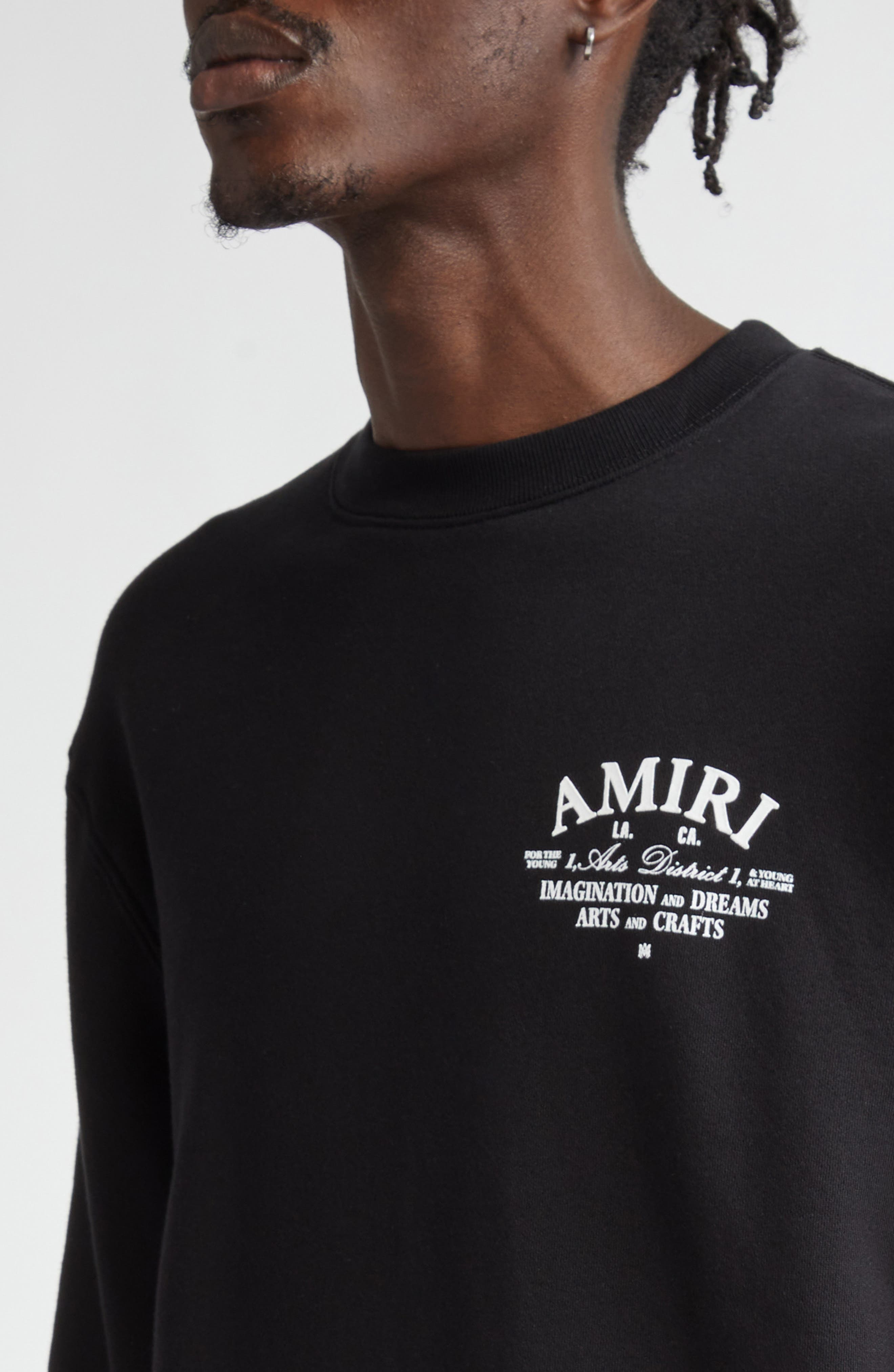 Arts District Cotton Crewneck Graphic Sweatshirt - 5