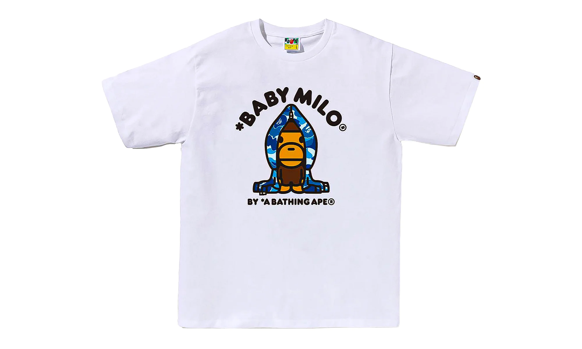 ABC Camo Milo Hoodie SS Tee "White/Blue Camo" 0ZXTEMX00510Q WHK - 1