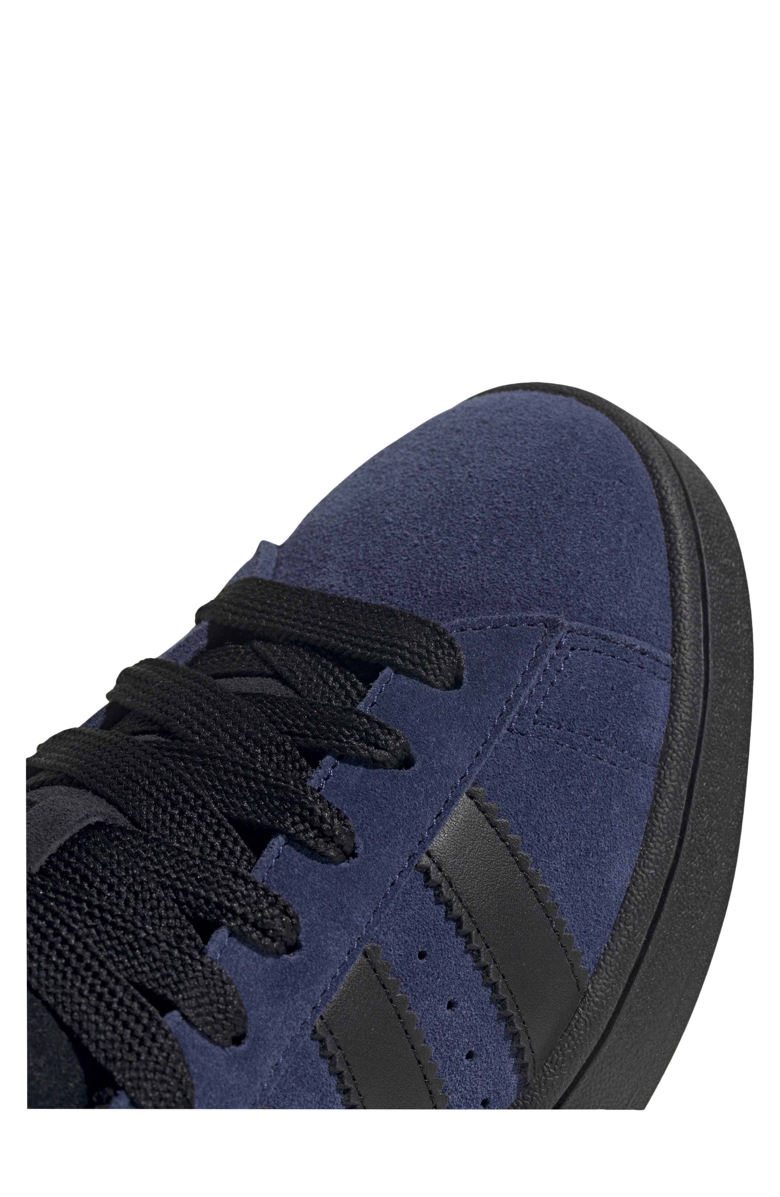 adidas Campus 00s Sneaker in Black/Black/Dark Blue at Nordstrom - 7