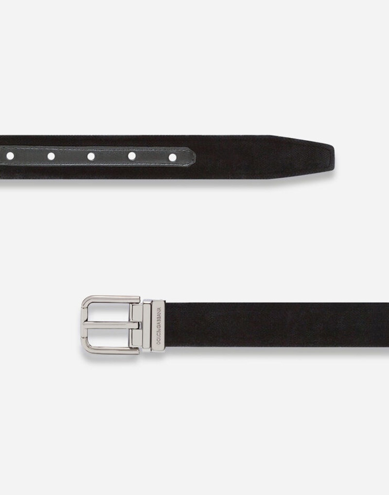 Dolce & Gabbana Cotton velvet belt outlook