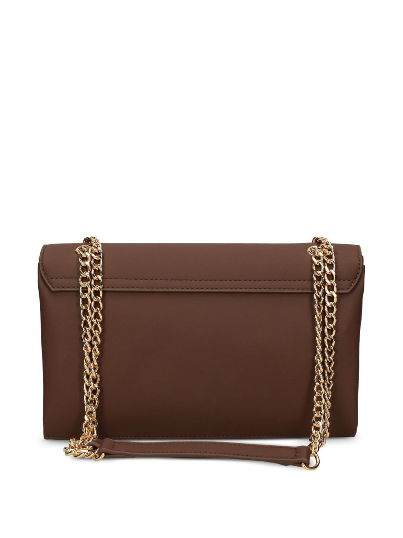 Moschino logo-plaque chain-strap cross body bag outlook