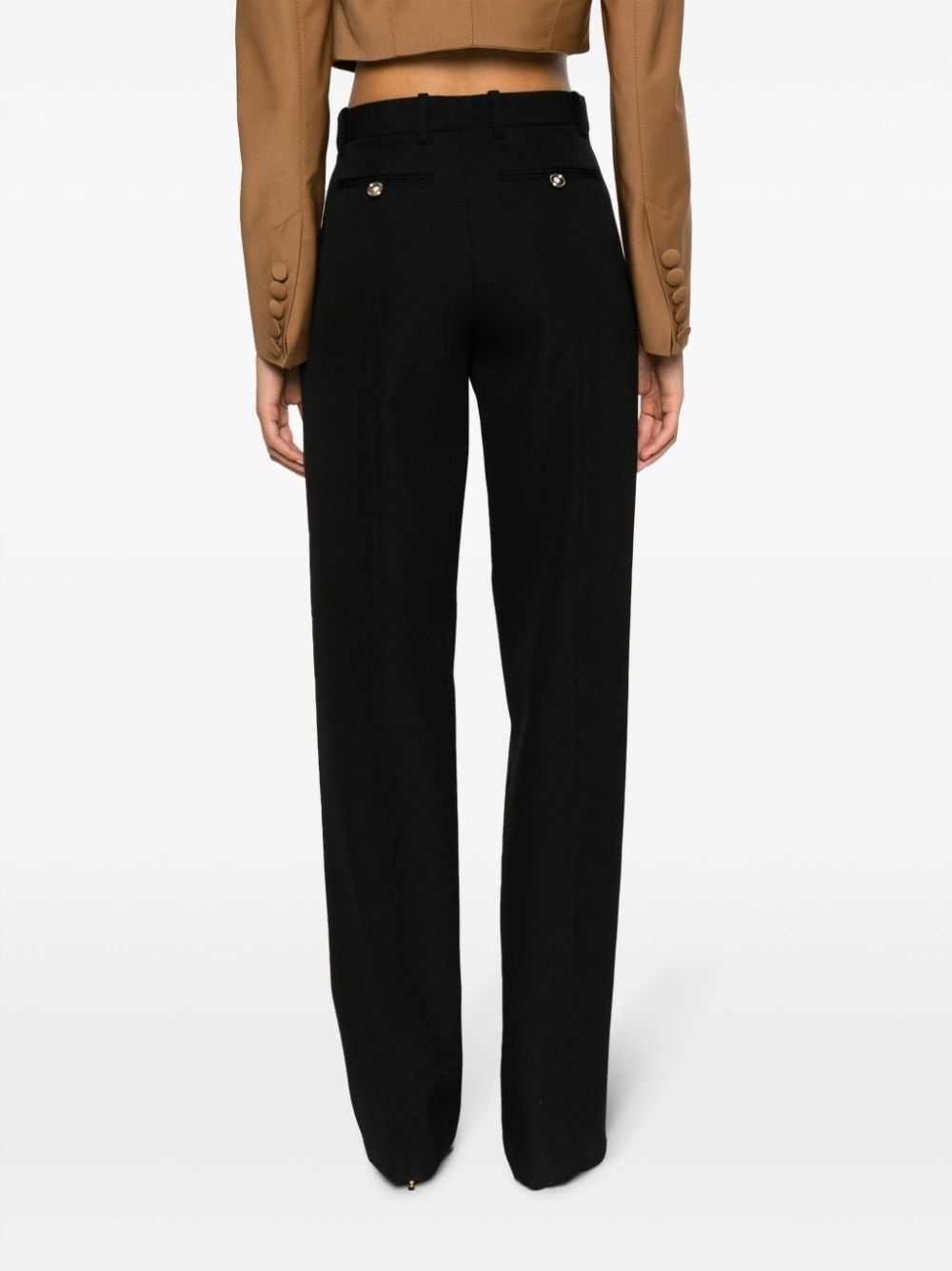 virgin-wool tailored trousers - 4