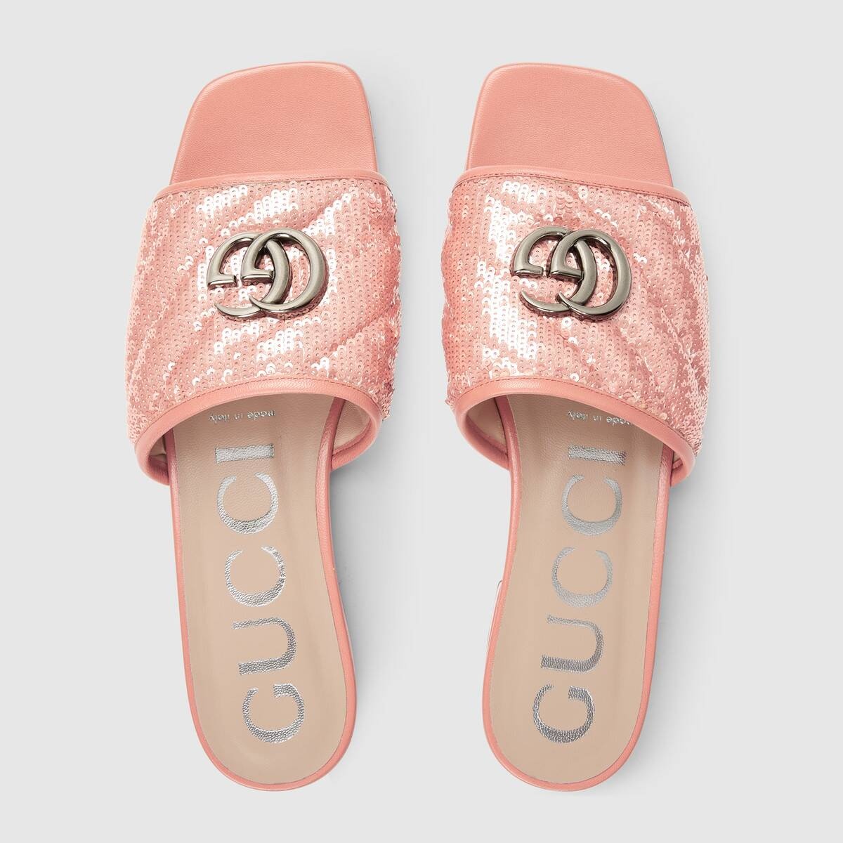 Women's sequin slide sandal - 3