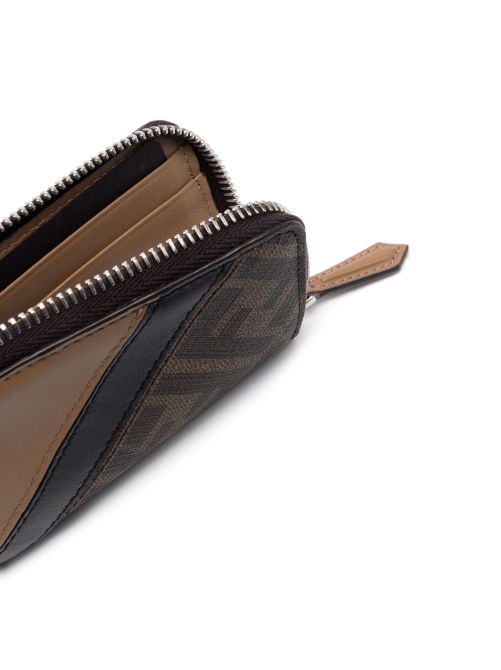 monogram-print leather wallet - 3