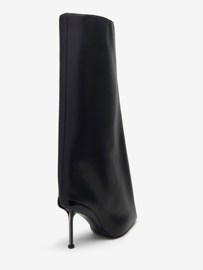 Alexander McQueen Women's Slash Flare Boot in Black outlook