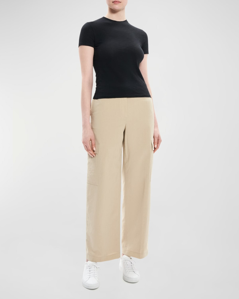 Theory Tiny Tee 2 Nebulous Organic Cotton Top outlook