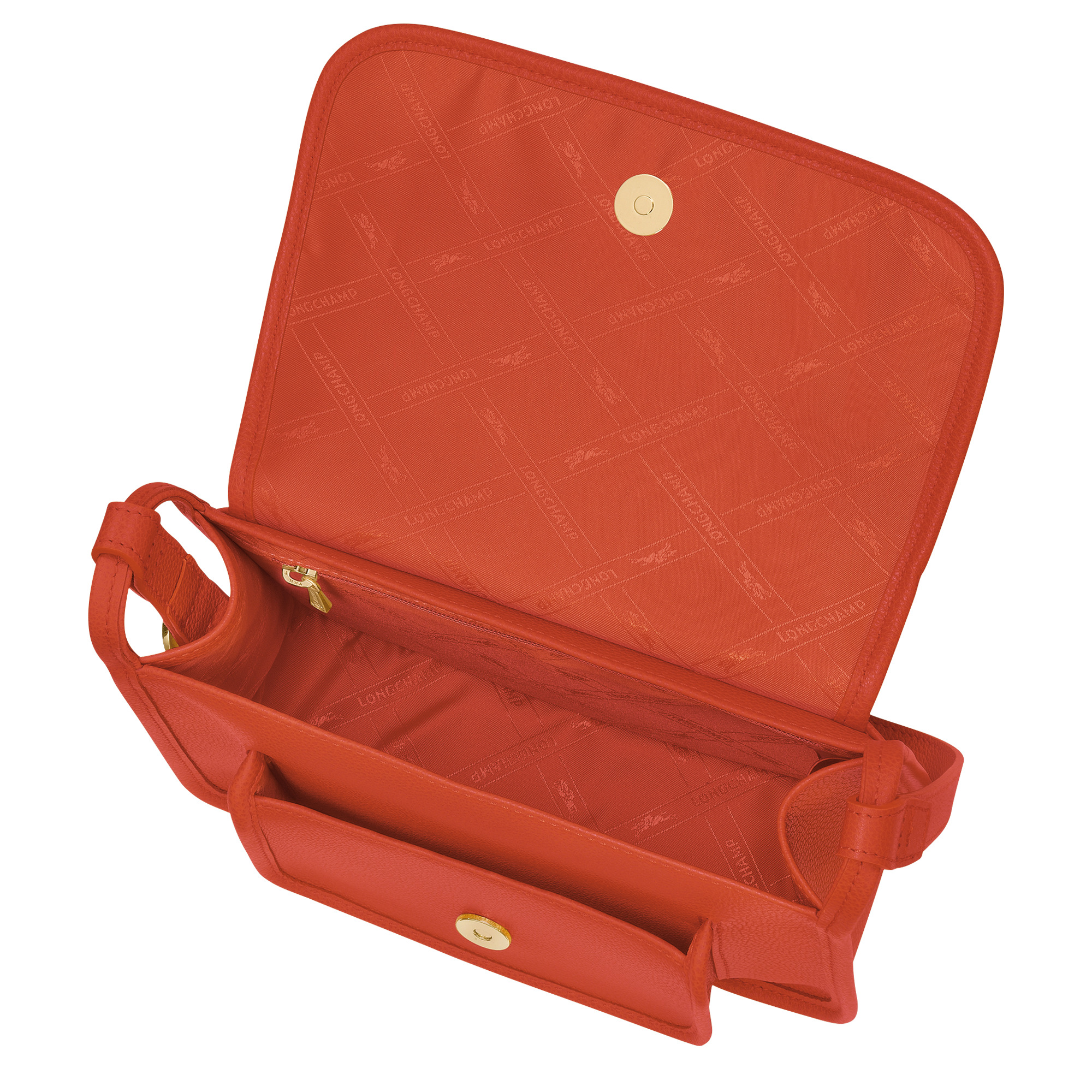 Le Foulonné M Crossbody bag Paprika - Leather - 5