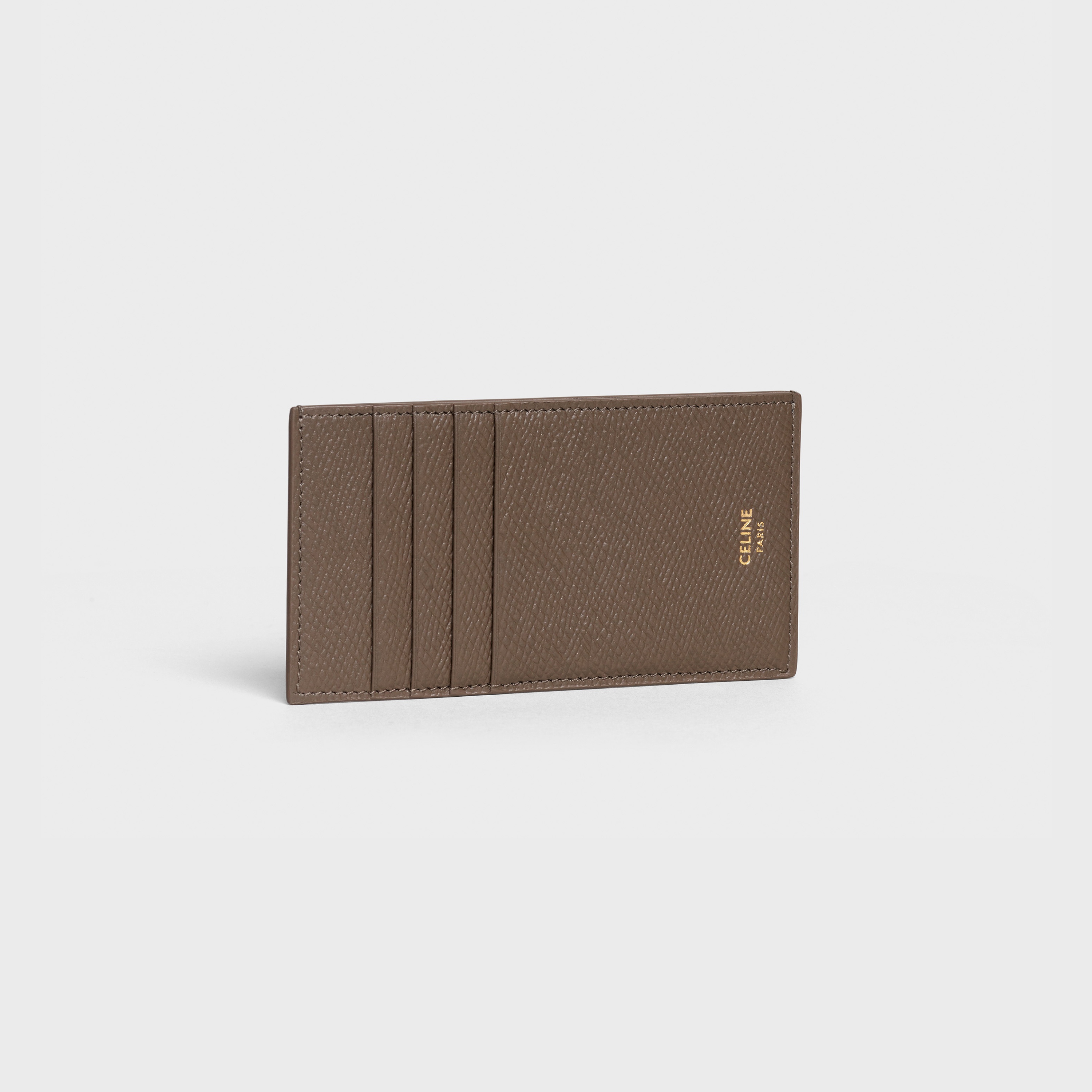 COMPACT CARD HOLDER  IN  GRAINED CALFSKIN - 2