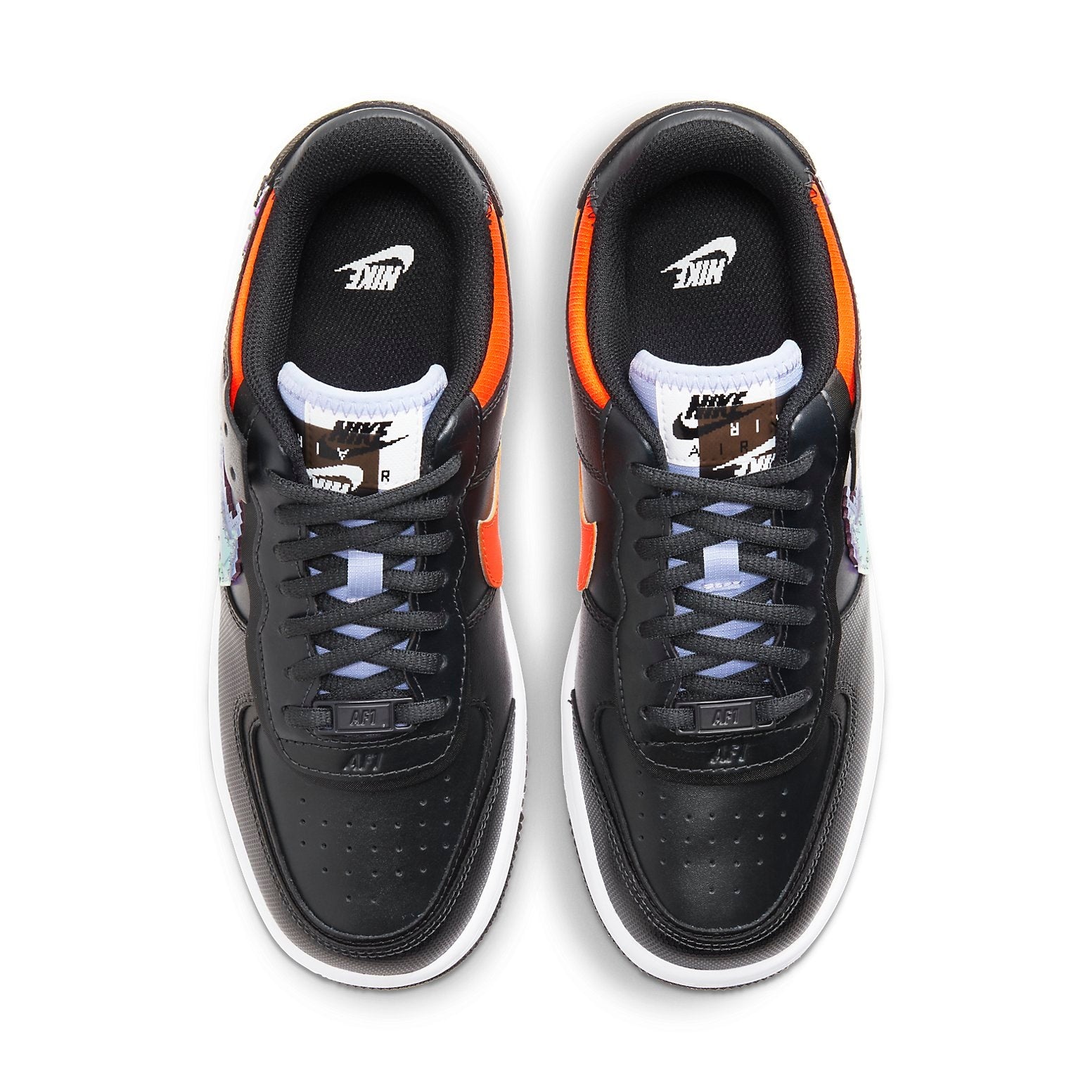 (WMNS) Nike Air Force 1 Shadow SE 'Pixel Swoosh - Off Noir' CV8480-001 - 4