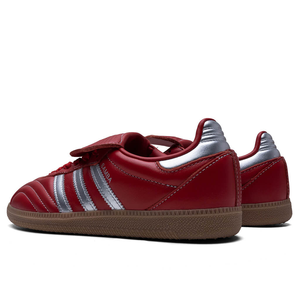 WOMEN'S SAMBA LT - BETTER SCARLET/SILVER METALLIC/GUM - 3