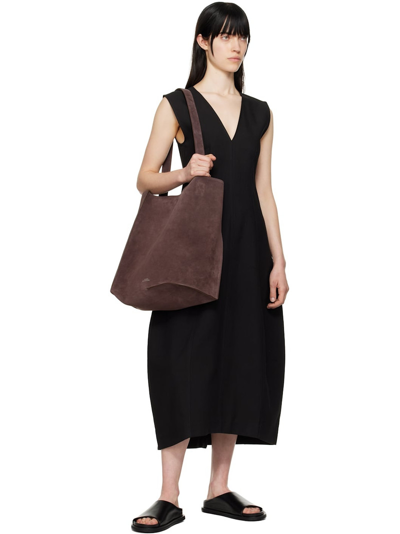 Studio Nicholson Black Enna Midi Dress outlook