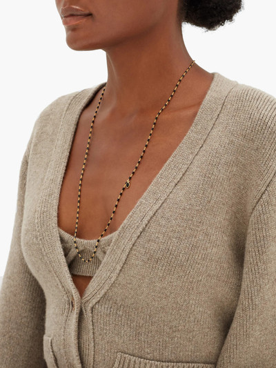 Isabel Marant Beaded gold-tone necklace outlook