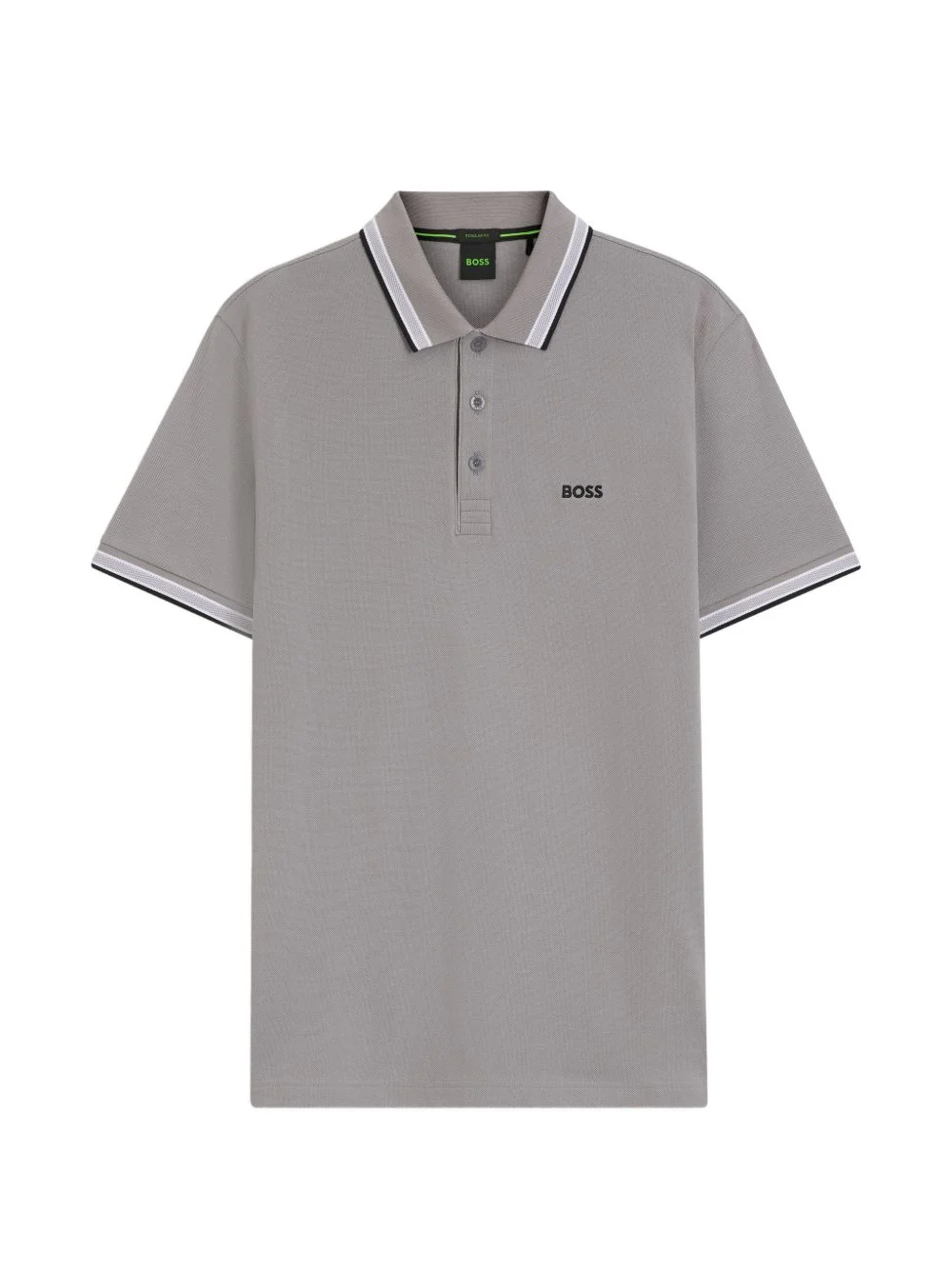 logo-embroidery polo shirt - 1