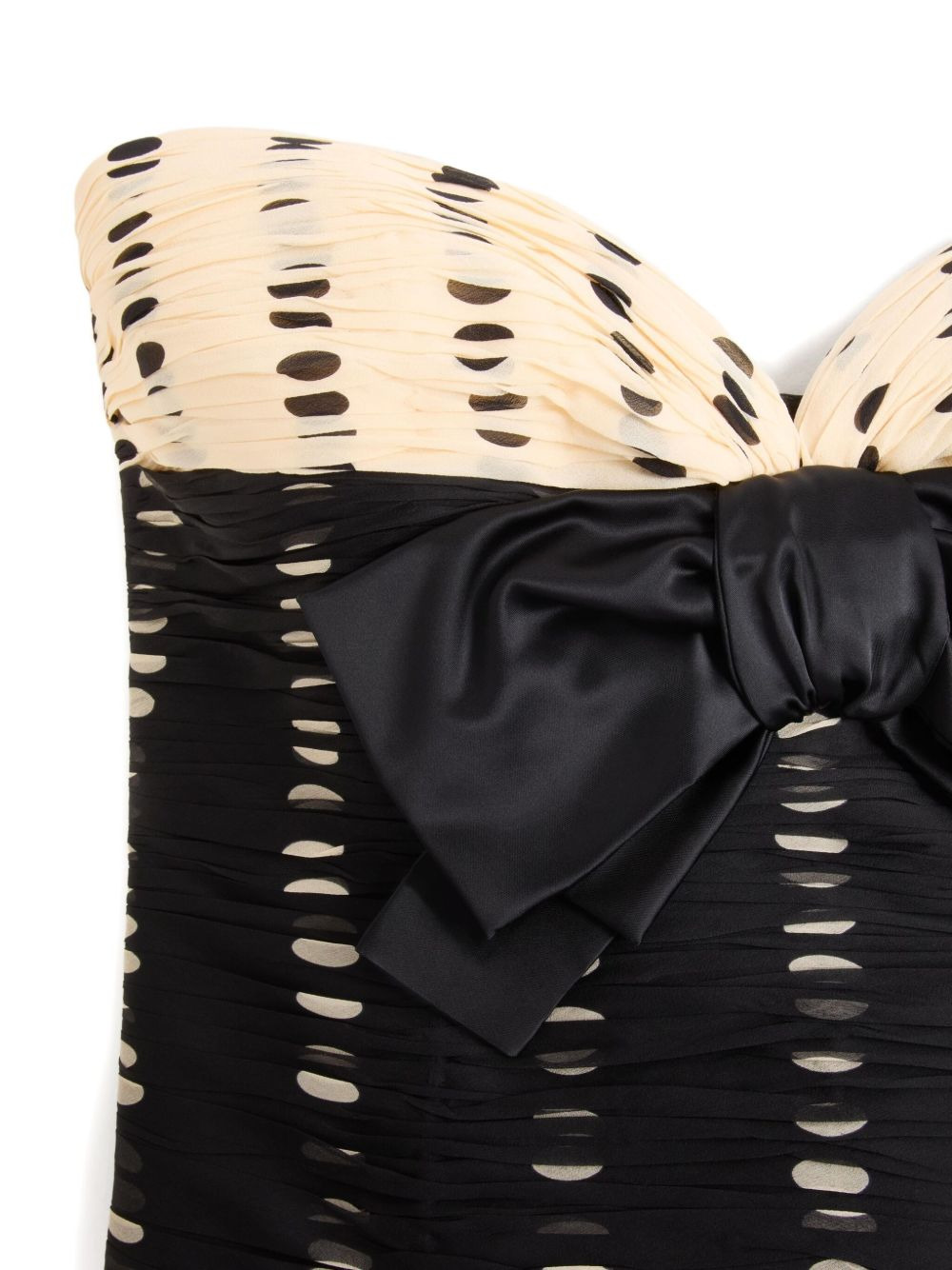 polka dot-print chiffon top - 6
