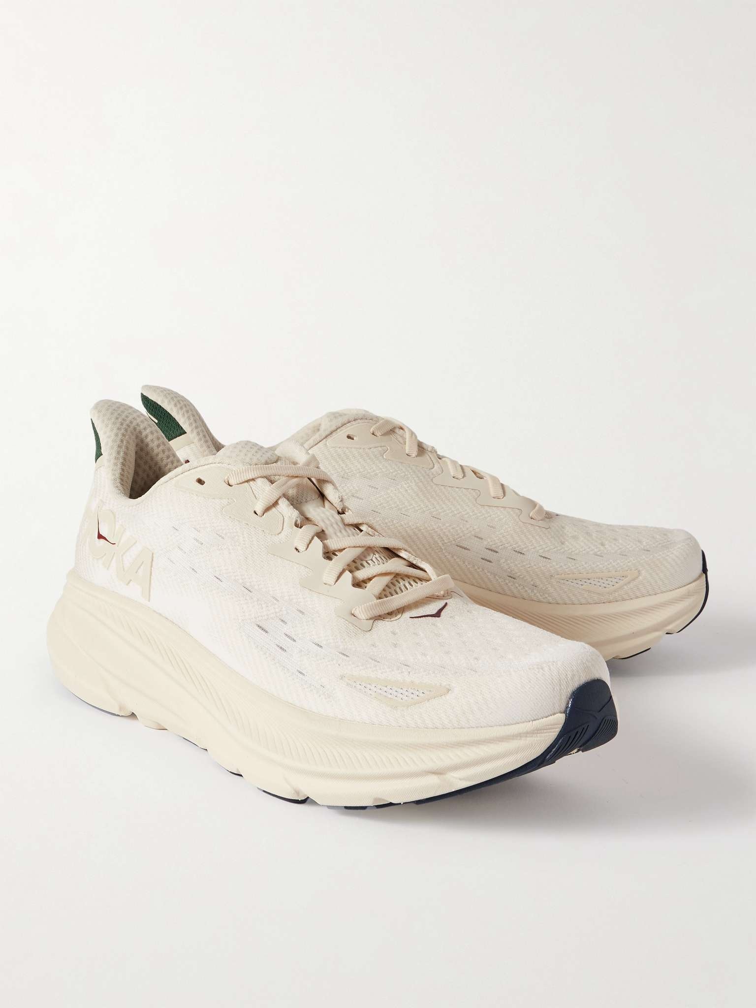 Clifton 9 Rubber-Trimmed Mesh Running Sneakers - 4