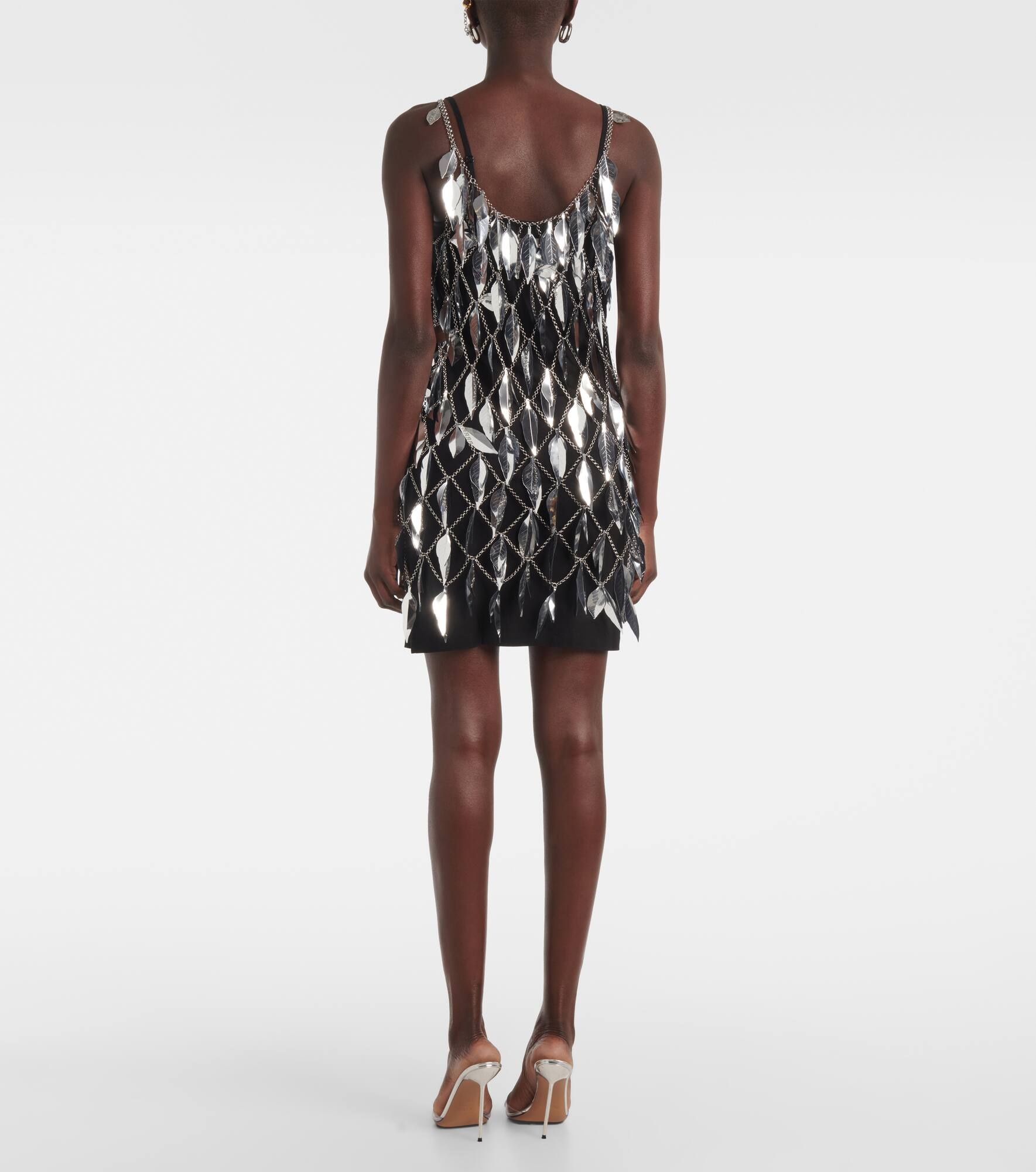 Chain-detail embellished minidress - 3