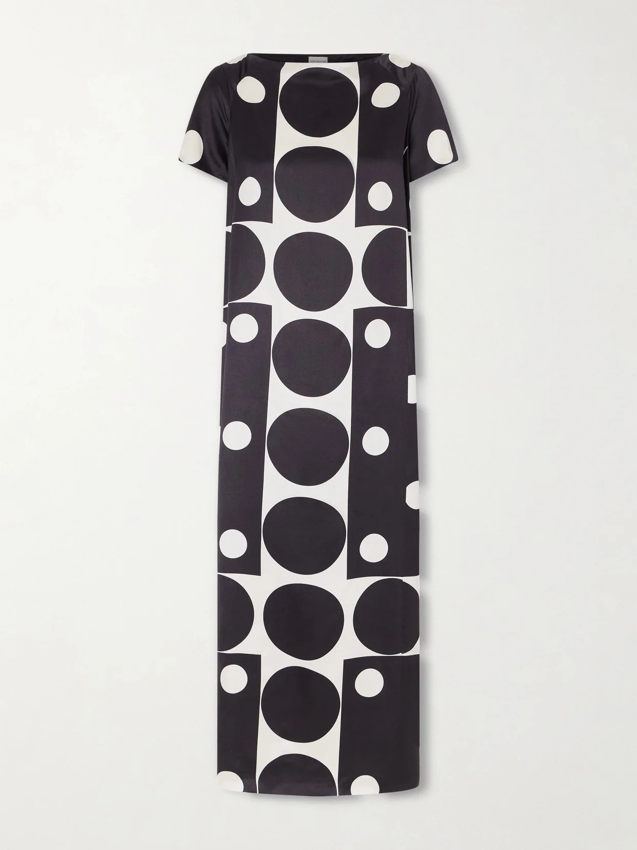 Davita Printed Satin Midi Dress - 1