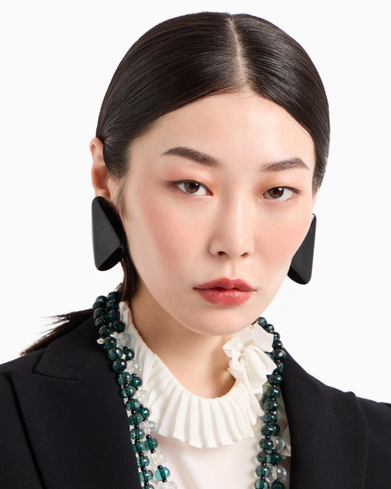 Single-breasted jacket in technical gabardine 5