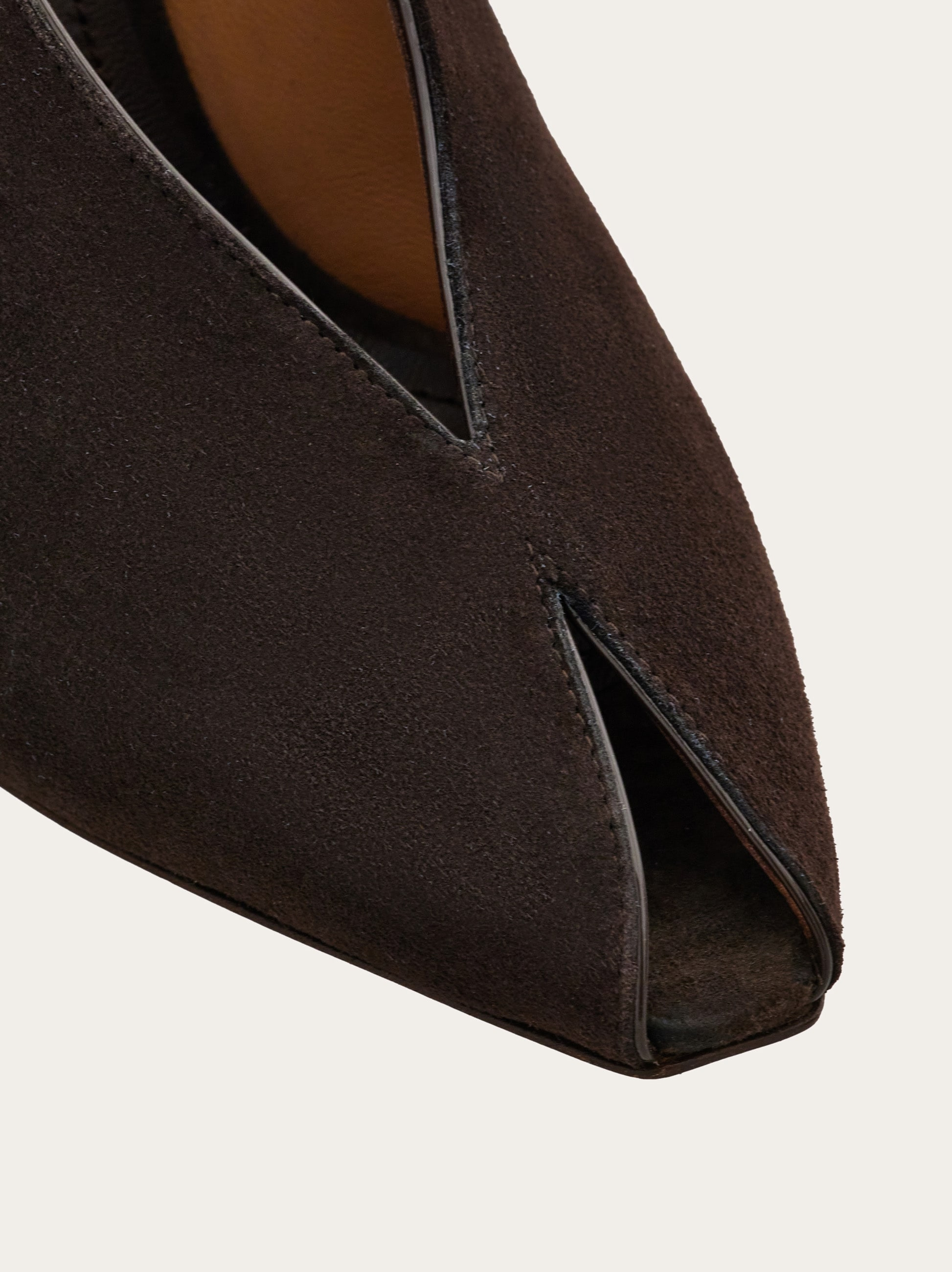 Peep toe wedge sandal - 6