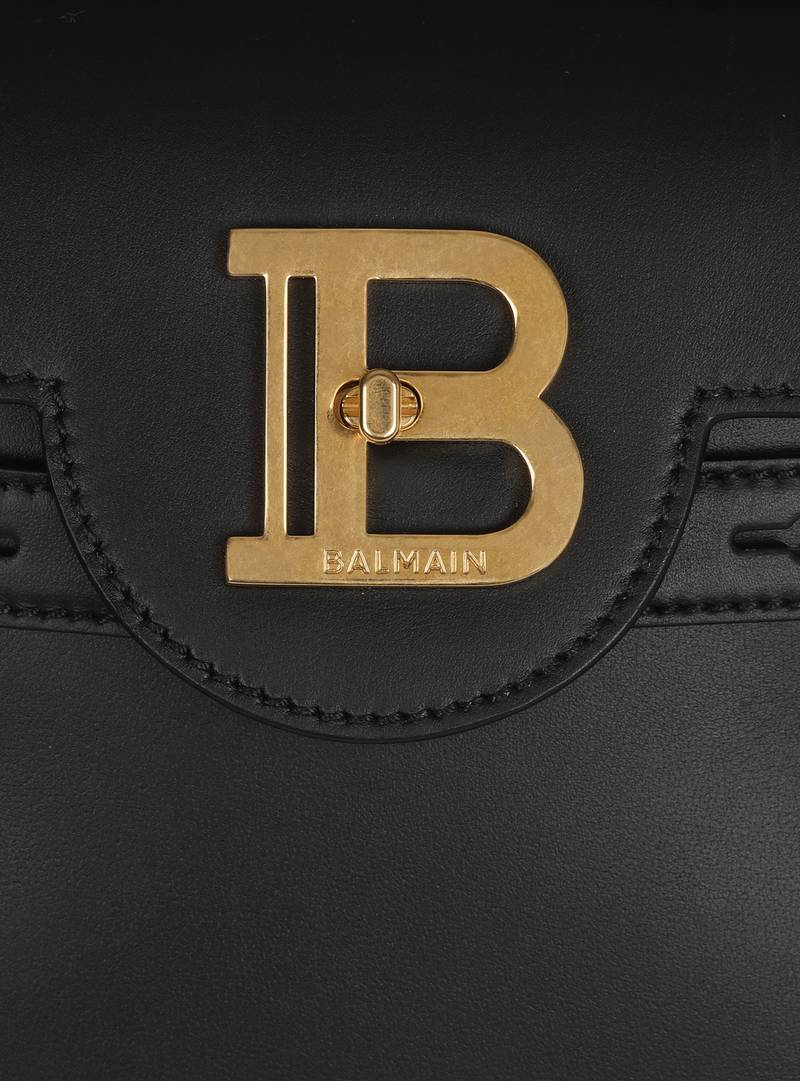 Smooth leather B-Buzz 23 bag with fringe 7