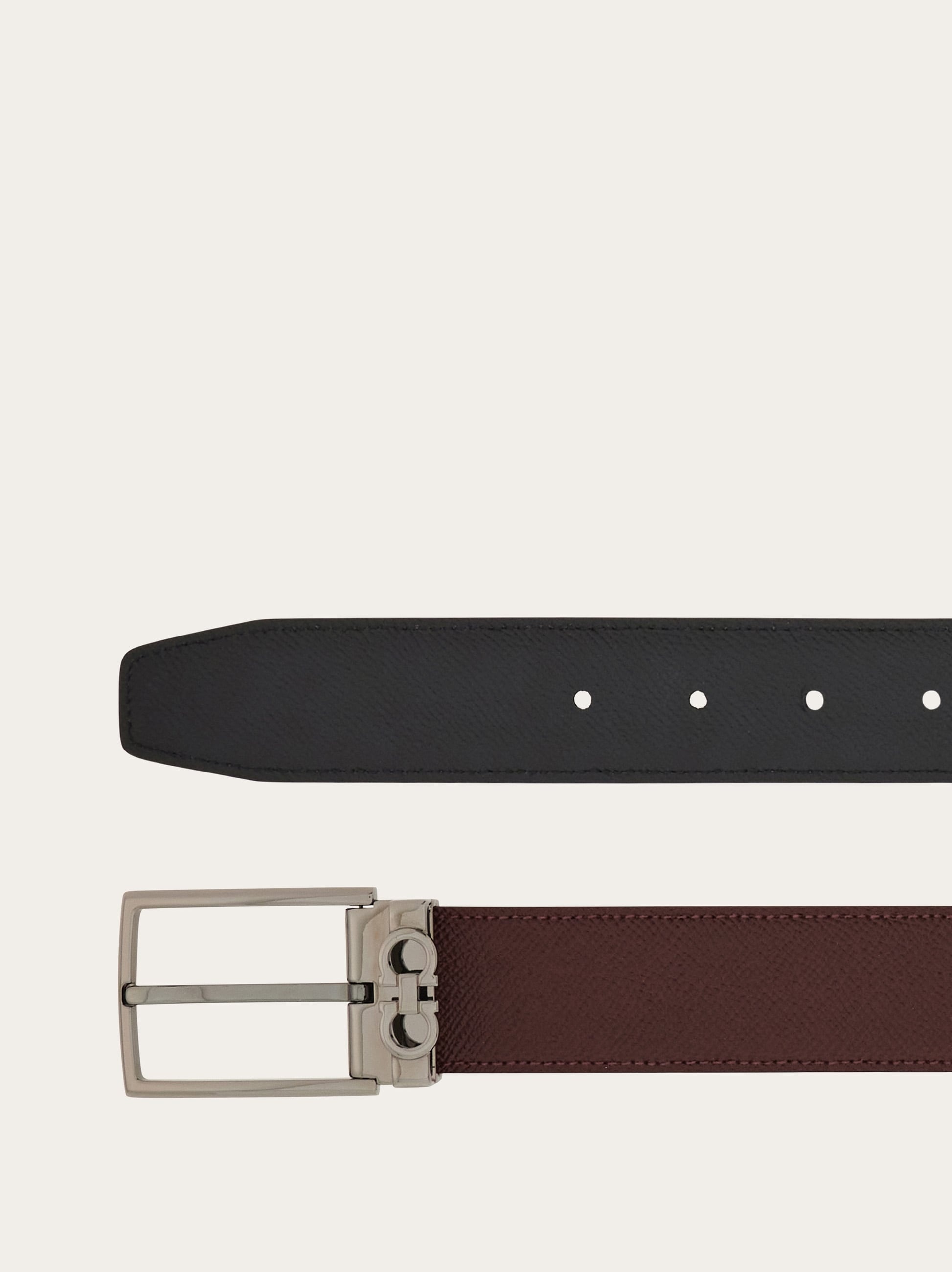 Reversible and adjustable Gancini belt - 2