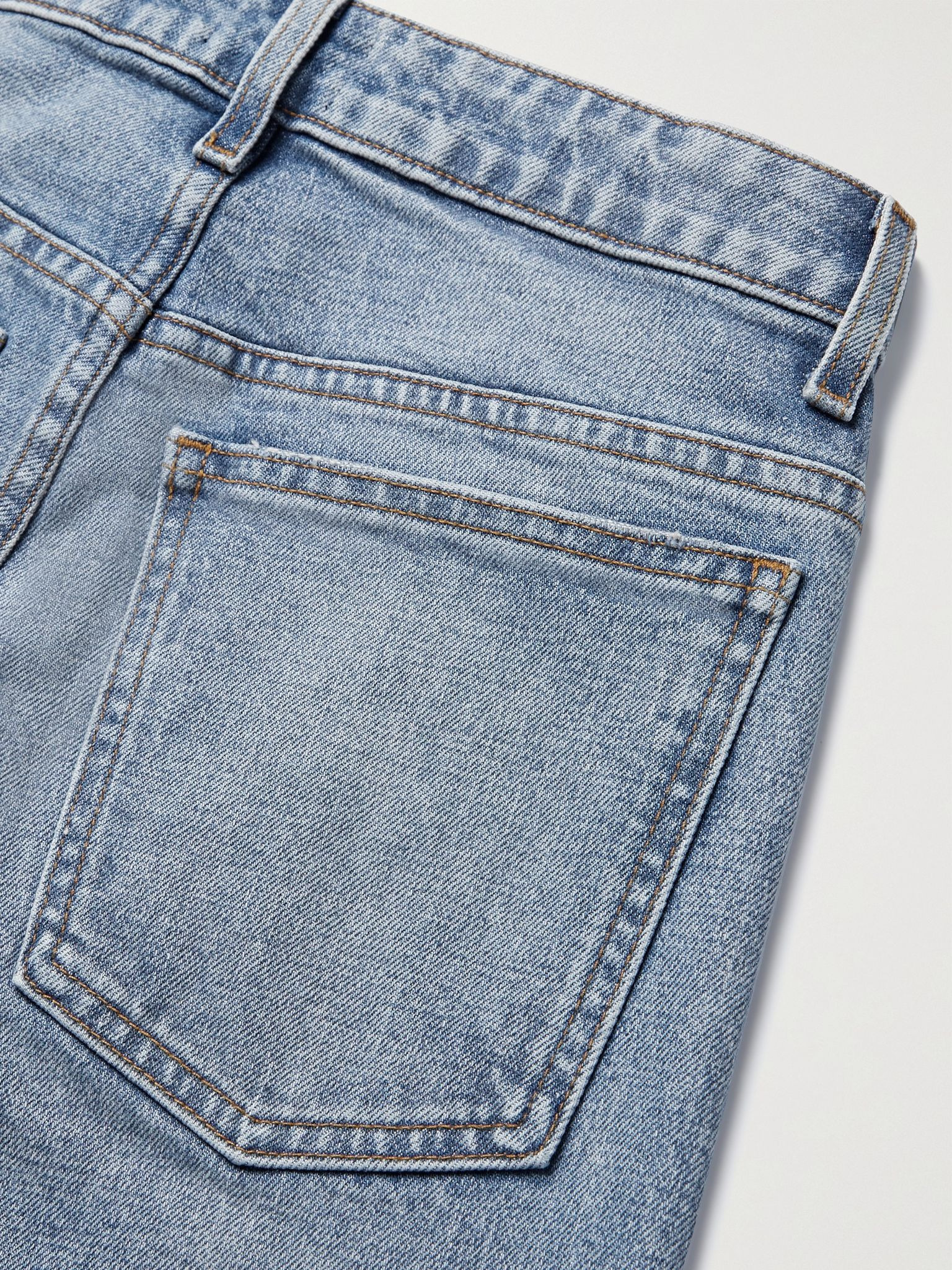 Danielle Stretch high-rise straight-leg jeans Blue - 6