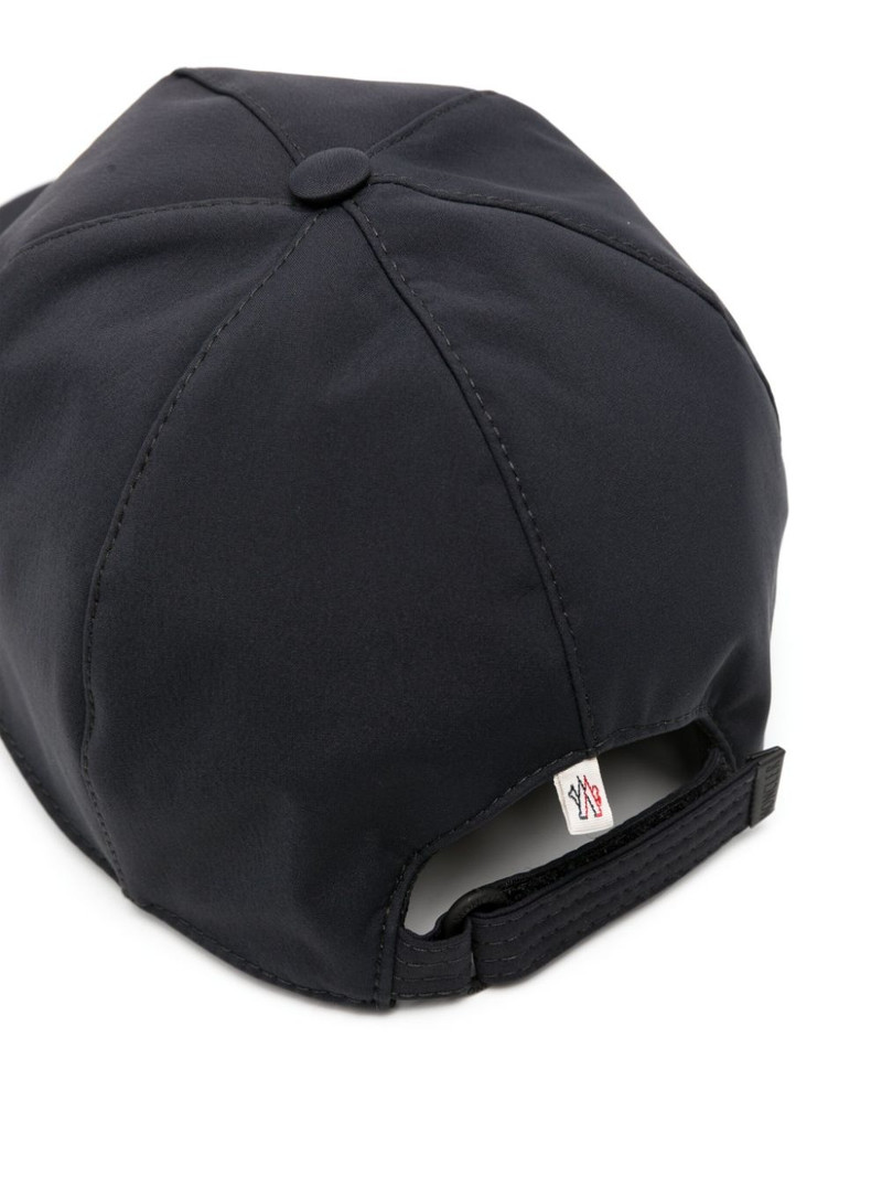 Moncler Grenoble logo-embossed curved-peak cap outlook