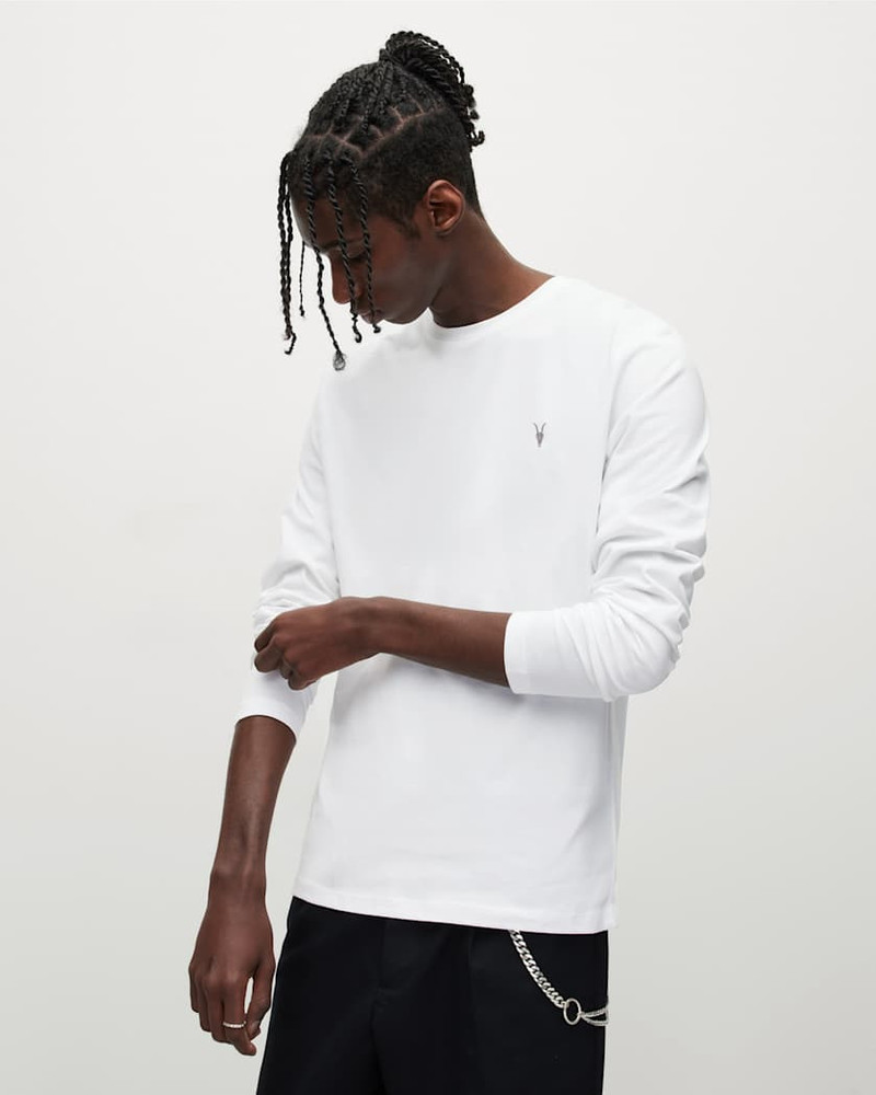 BRACE BRUSHED COTTON LONG SLEEVE T-SHIRT 6