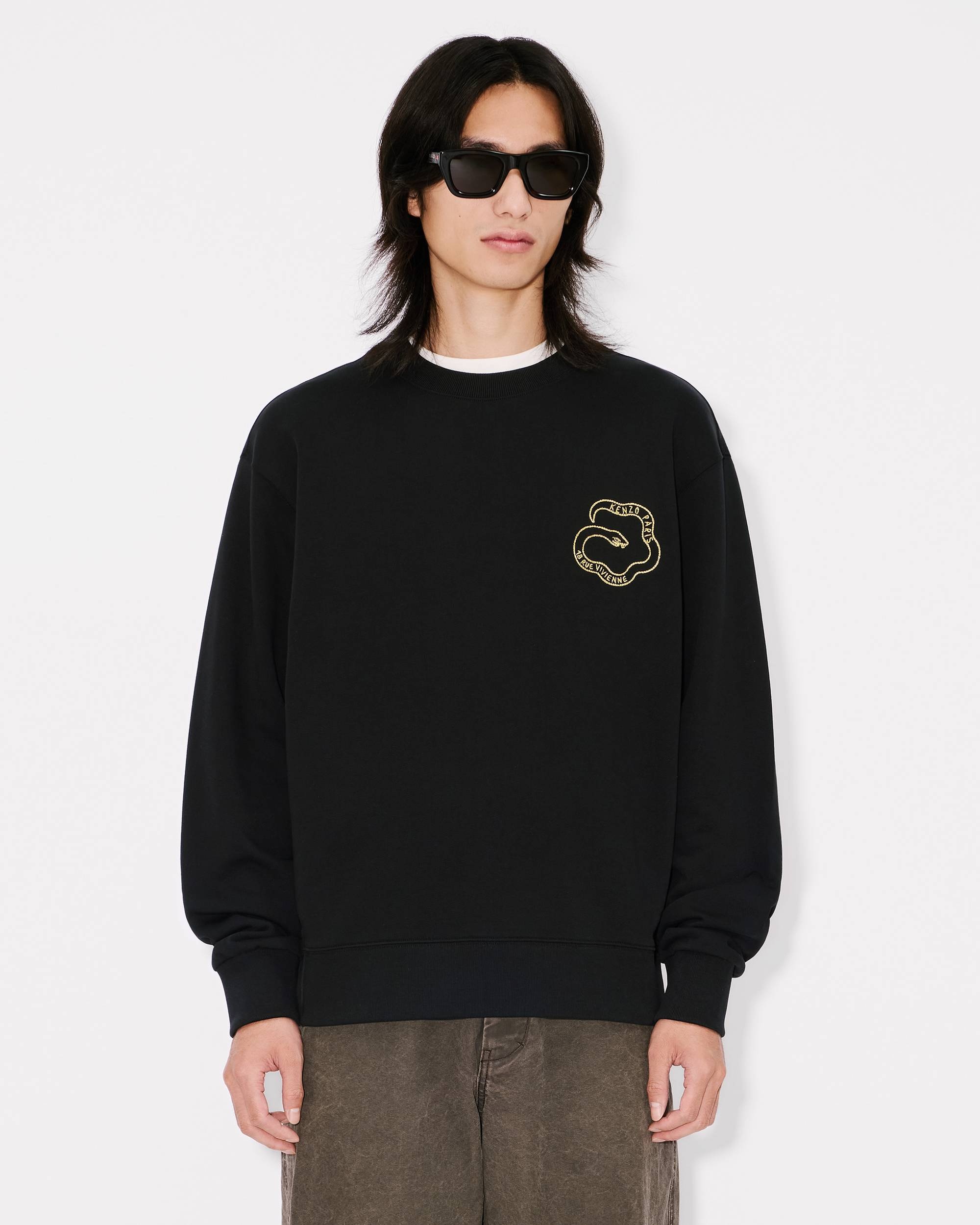 'Lunar New Year' embroidered sweatshirt in cotton - 3