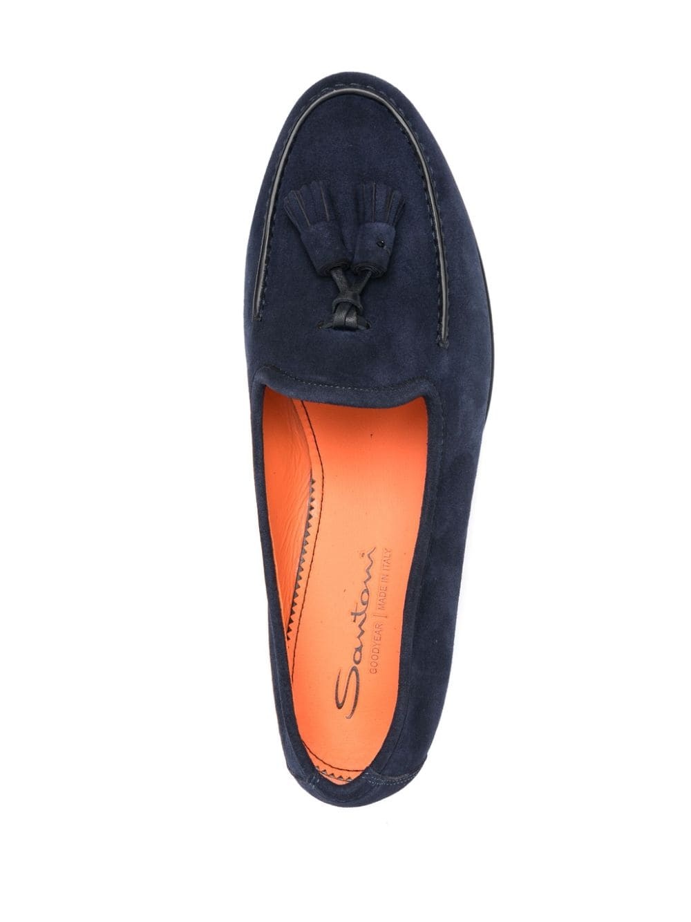 tassel-detail suede loafers - 4