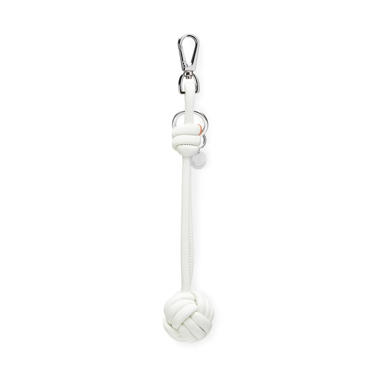 White leather sphere charm - 1