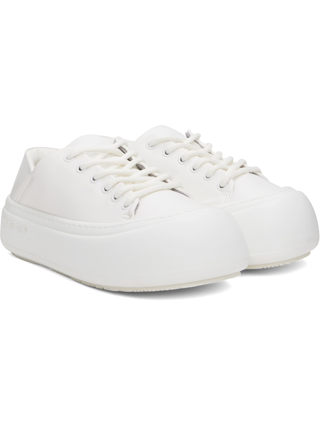 White Goofy Sneakers - 4