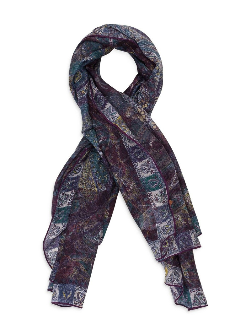 paisley-print scarf 1