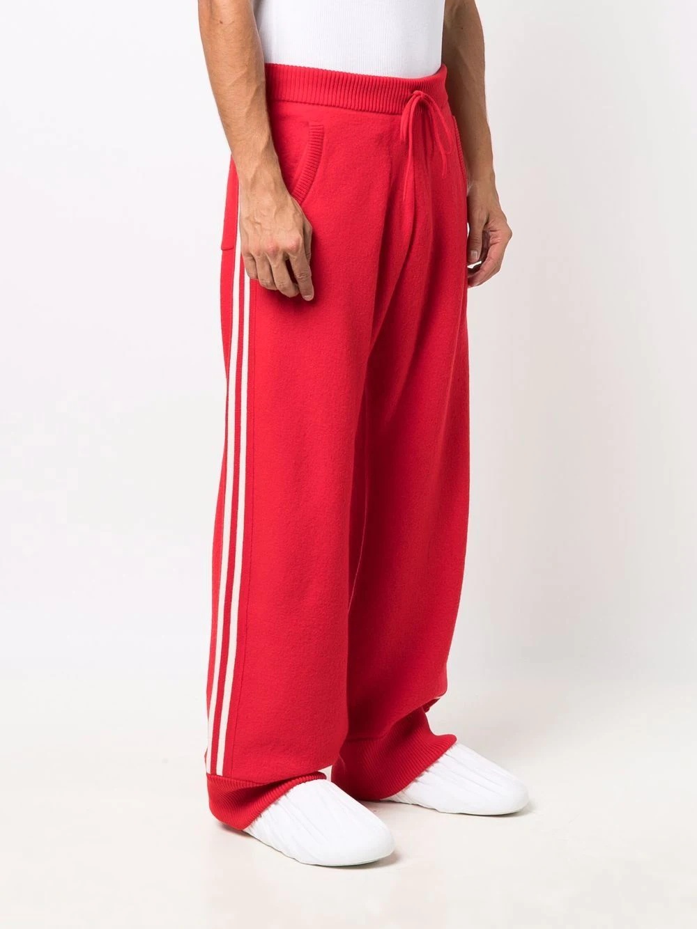 side-stripe track pants - 3