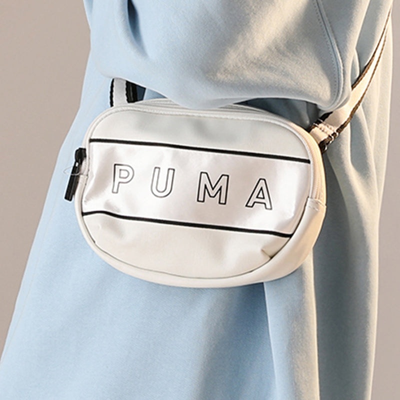 (WMNS) PUMA Core Style Cat X-body Bag 'White Black' 077391-02 - 6