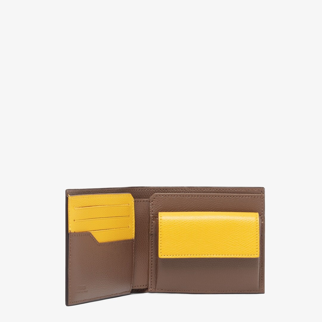 Bi-fold wallet features three card slots, a pocket for banknotes and a practical coin compartment cl - 3