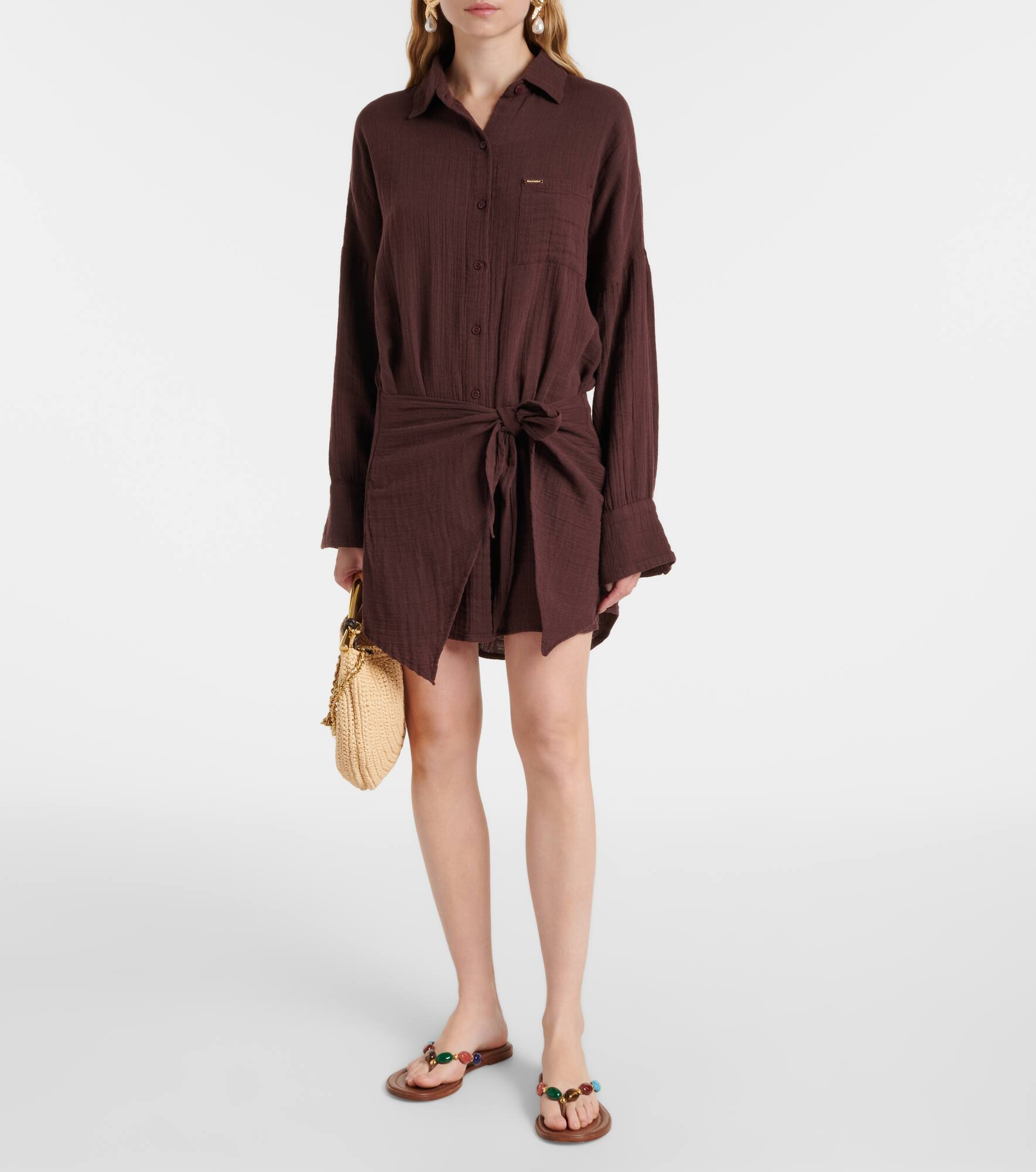 Sara cotton shirt dress - 2
