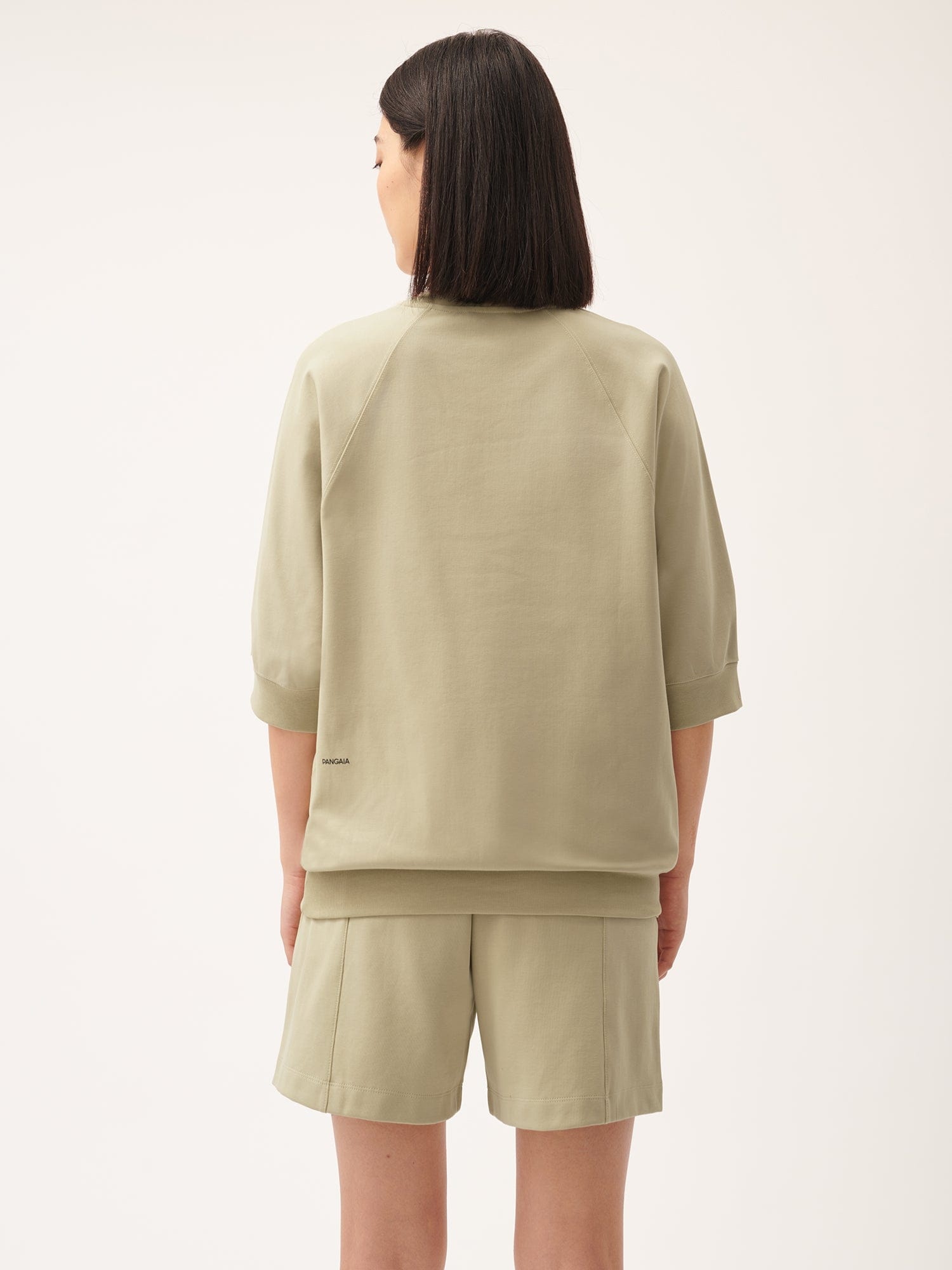 Womens DNA Double Jersey Short Sleeve Top - Maitake Beige - 5
