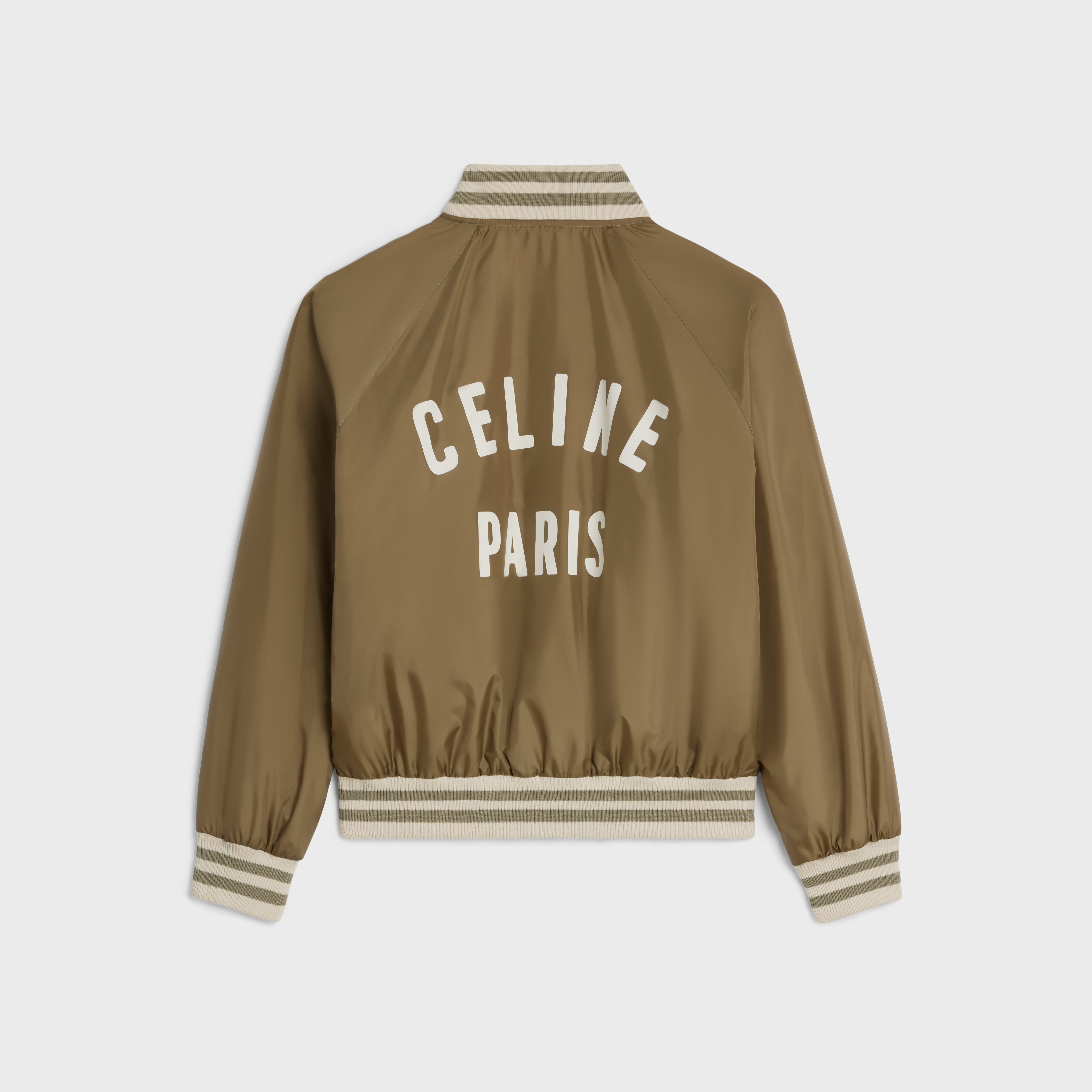 関税・送料込 CELINE TEDDY CELINE PARIS ジャケット CELINE フード付き オーバーサイズ テディジャケット 関税送料込