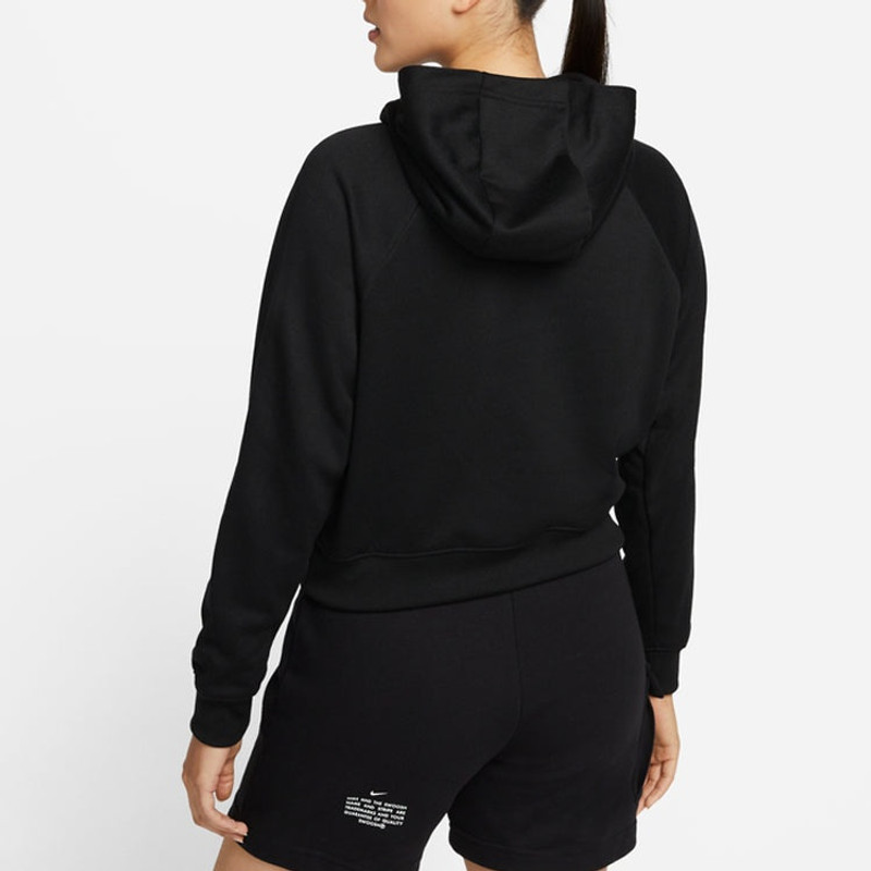 Nike (WMNS) Nike Sportswear Full Logo Hoodie 'Black' DJ1124-010 outlook