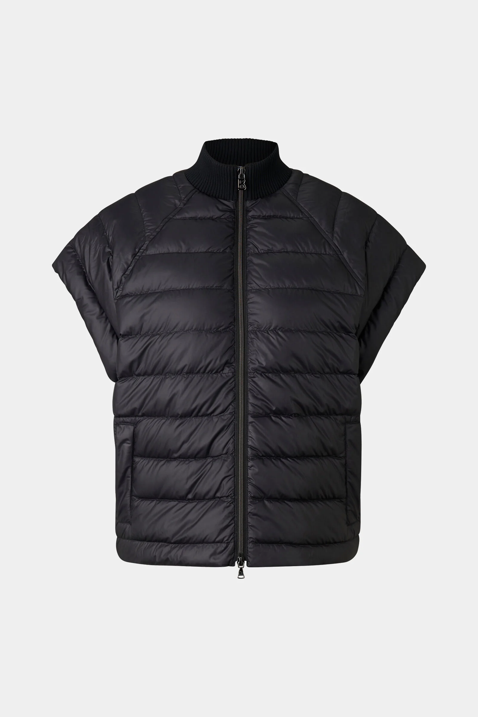 Nahla hybrid down vest in Black - 1
