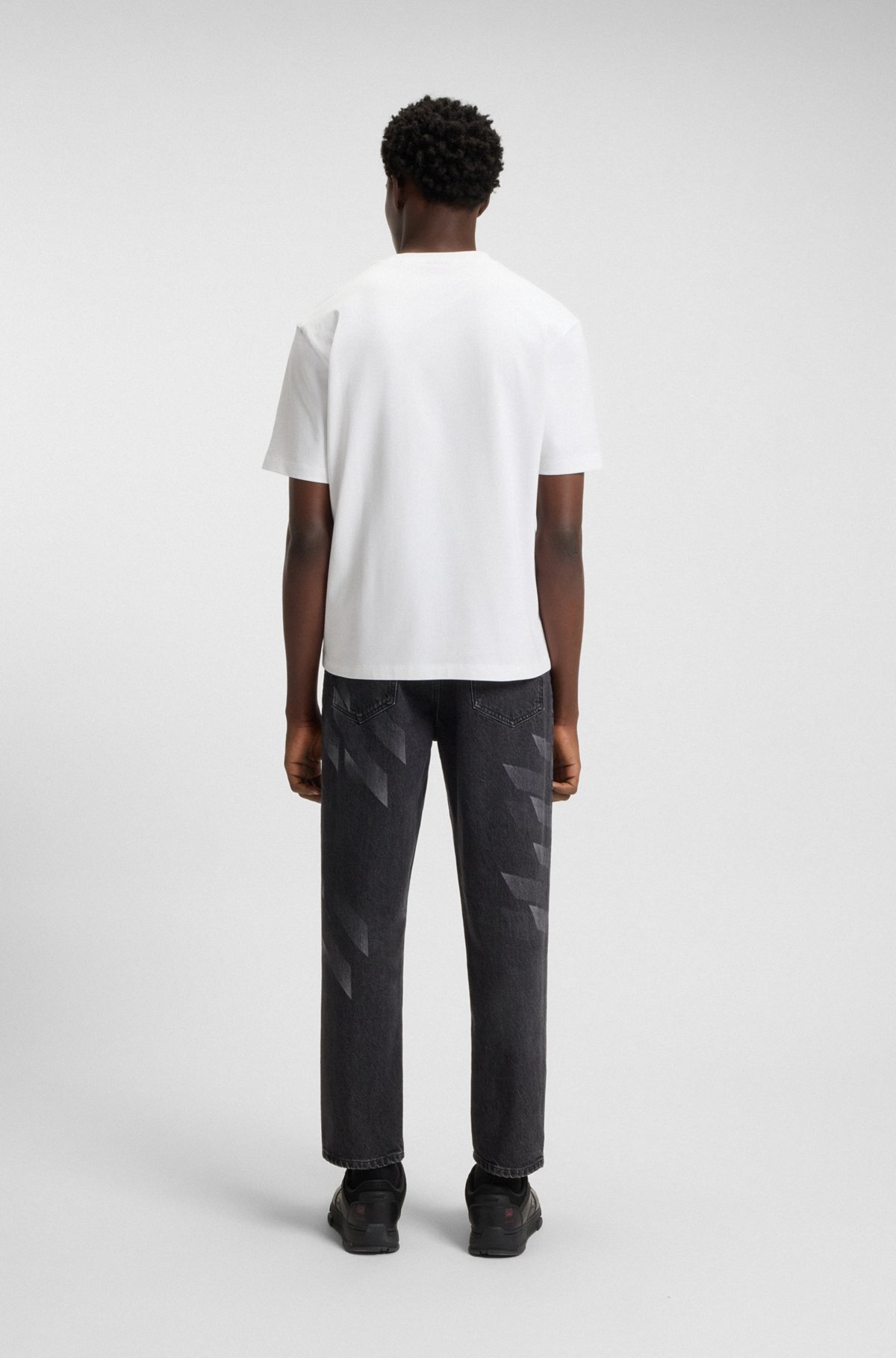 HUGO X RB T-SHIRT WITH BULL-GRAPHIC LOGO PATCH - 5
