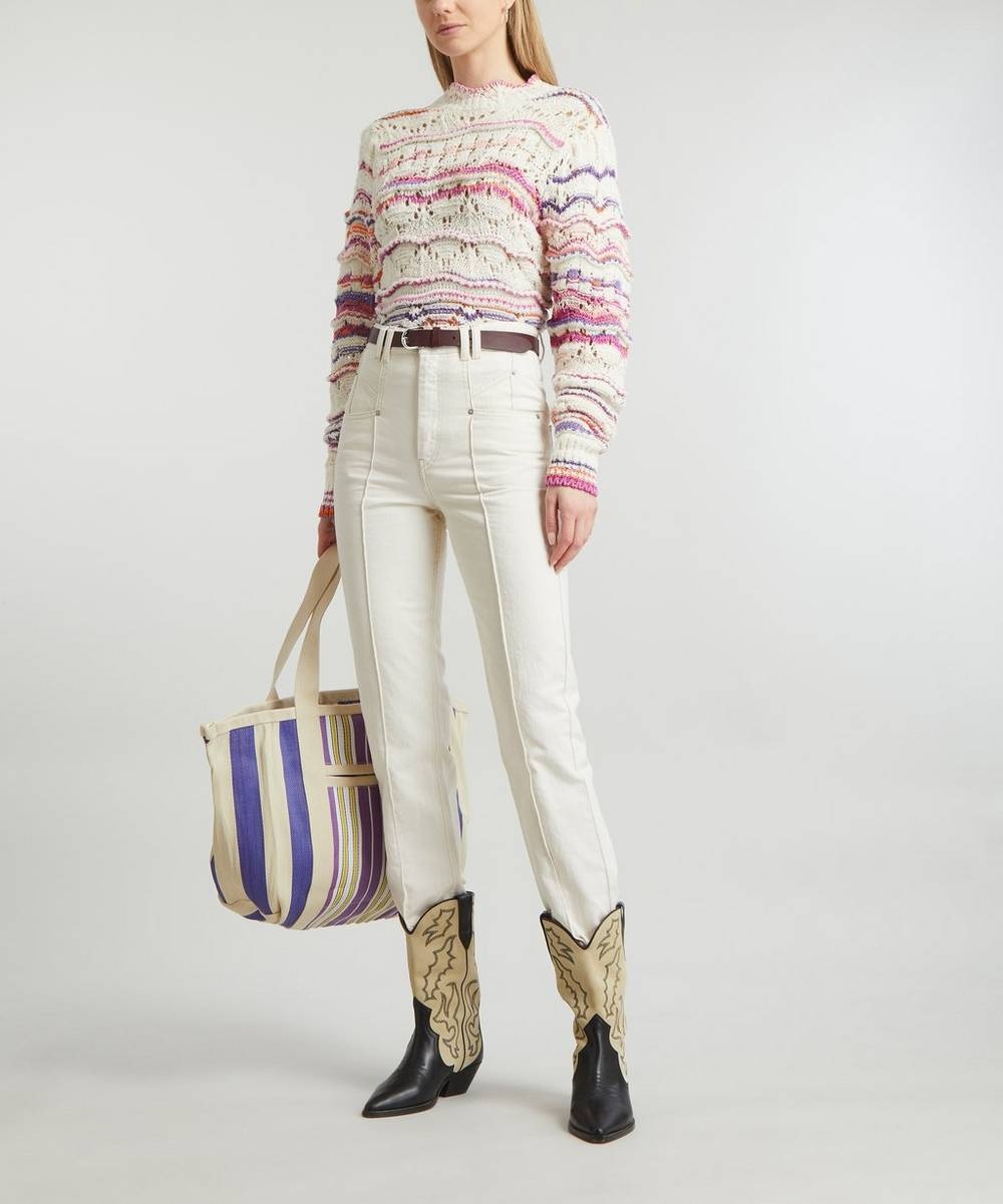 Ambre Rainbow-Stripe Jumper - 2