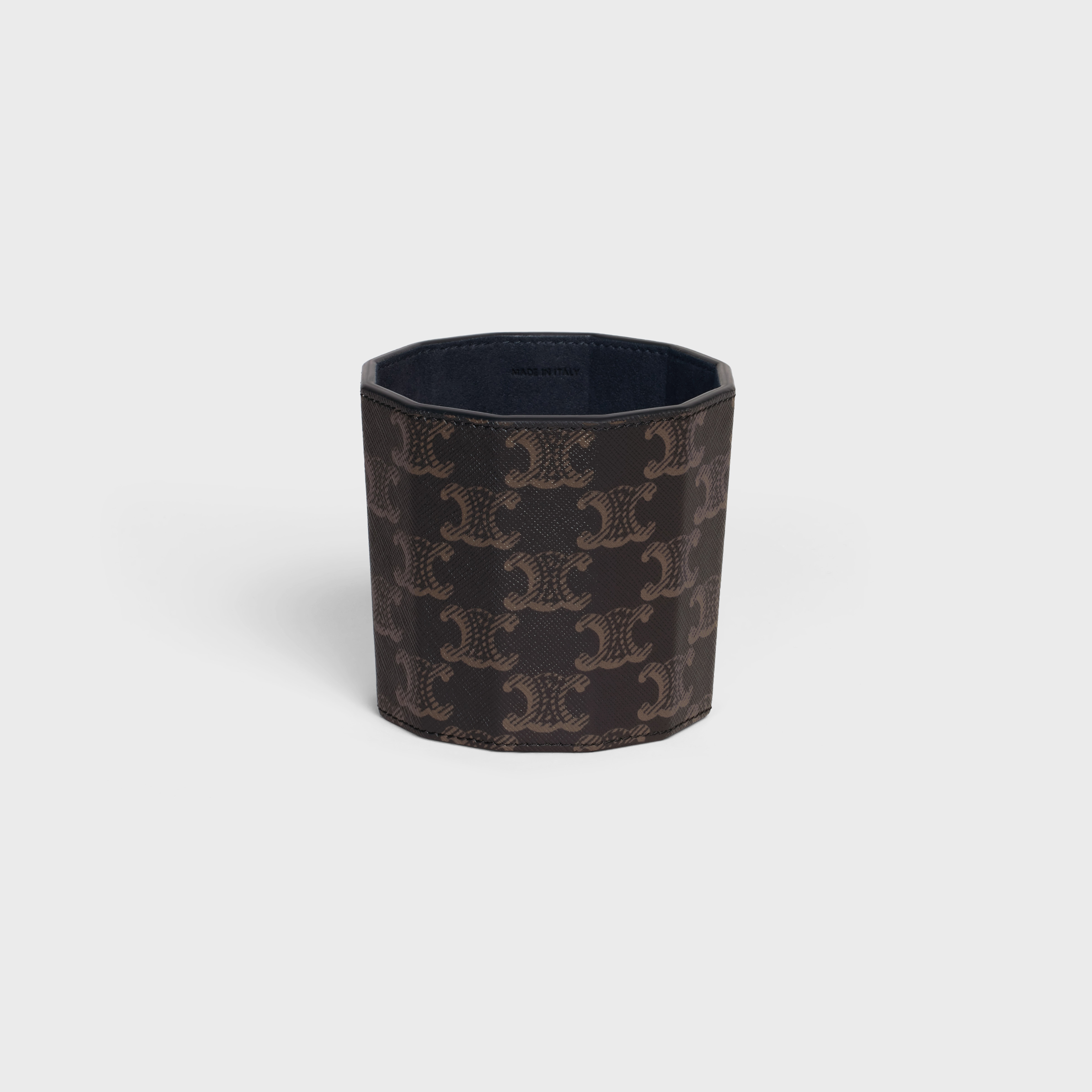 Candle Case in Triomphe Canvas and Calfskin - 1
