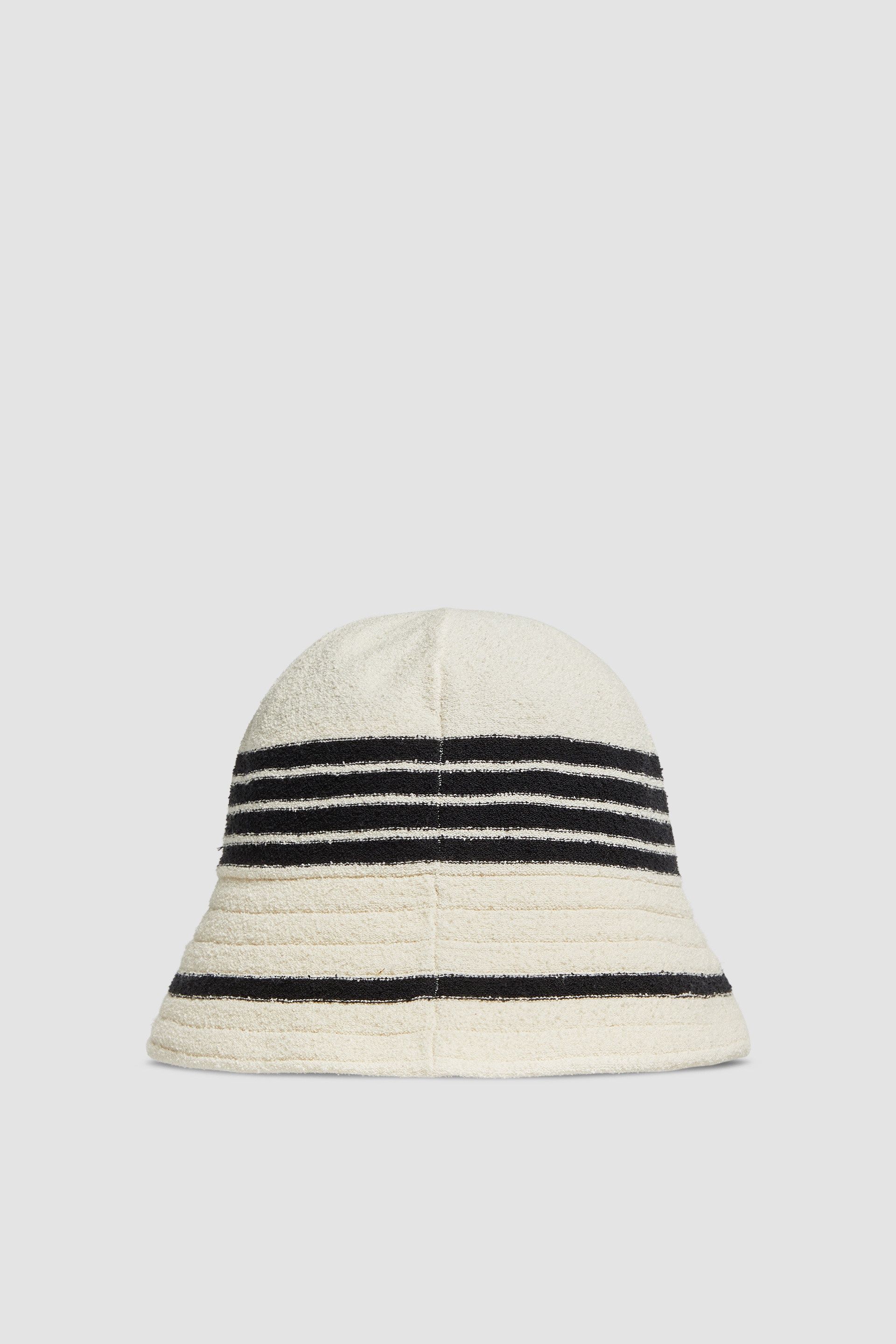 Striped Terry Cloth Bucket Hat - 4