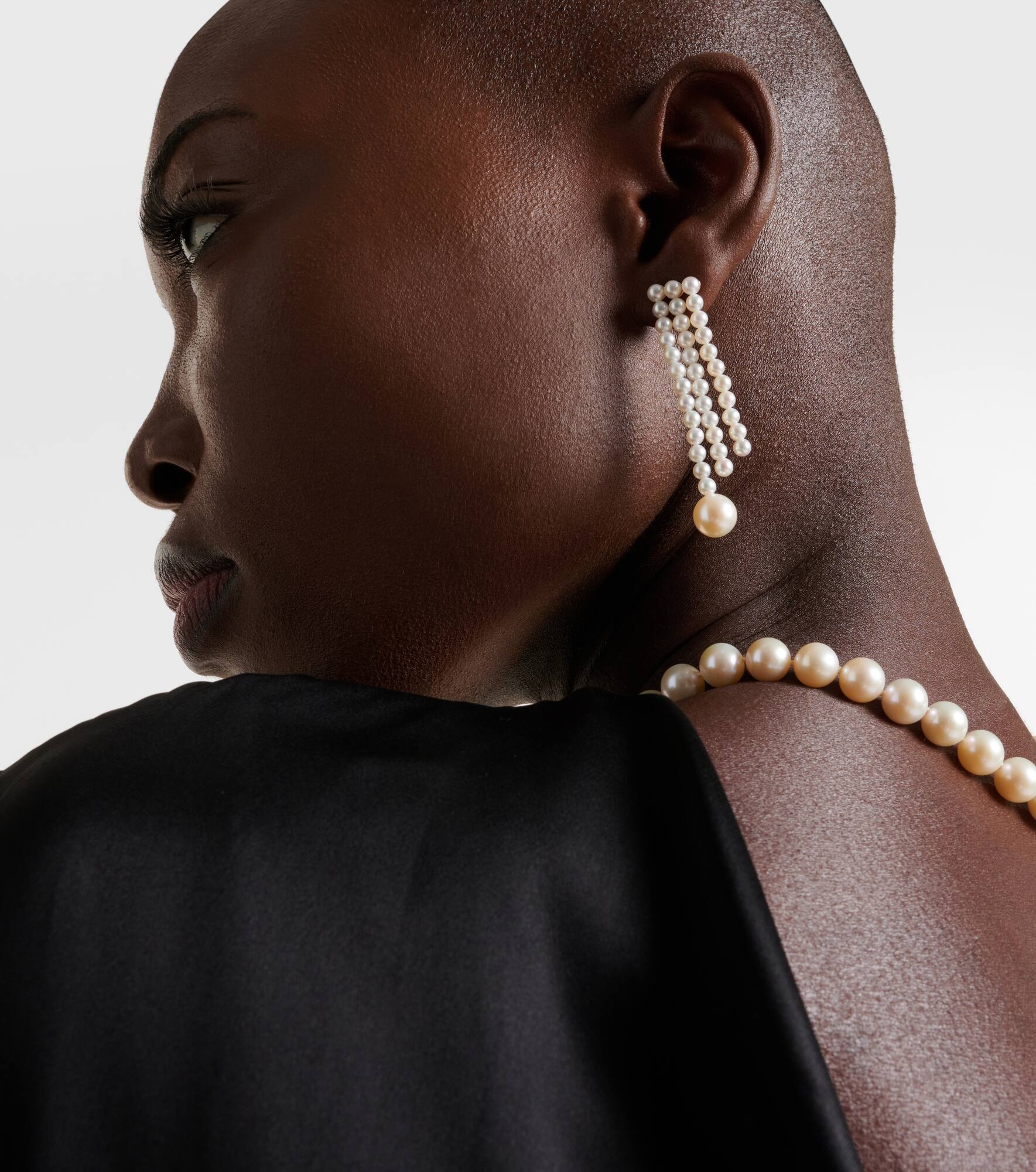 La Valse 14kt gold earrings with pearls - 2