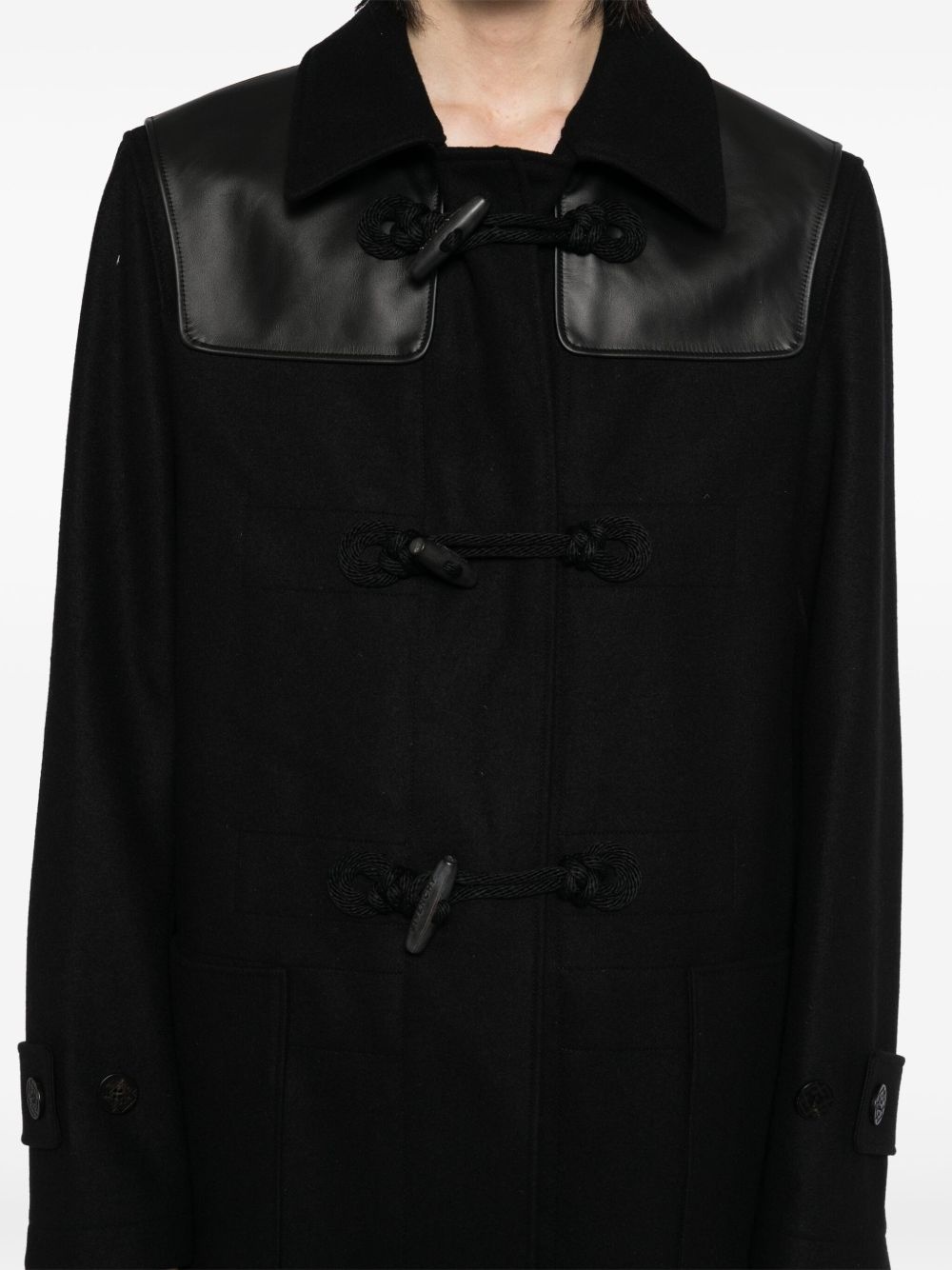 wool duffle coat - 5