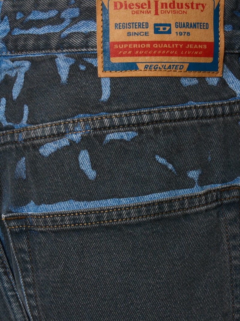 1996 D-Sire painted wide jeans - 4