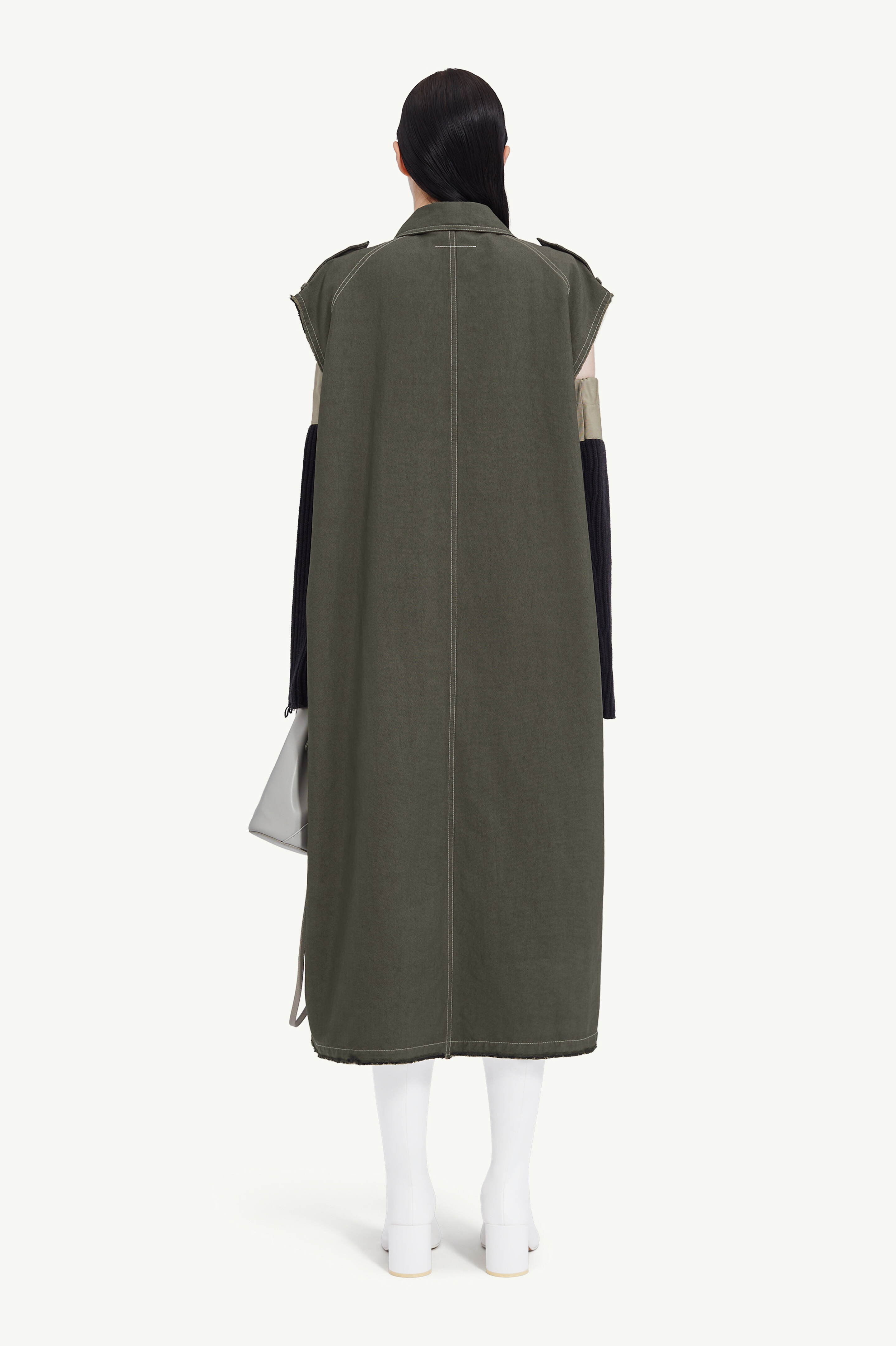 Sleeveless shirt dress - 4